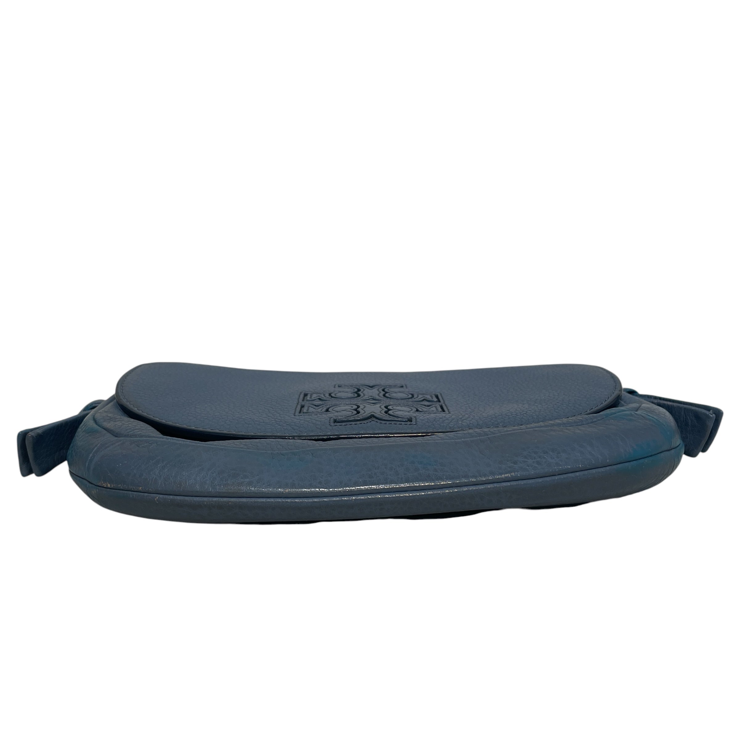 TORY BURCH/Cross Body Bag/Leather/BLU/Harper Blue Crossbody view 3