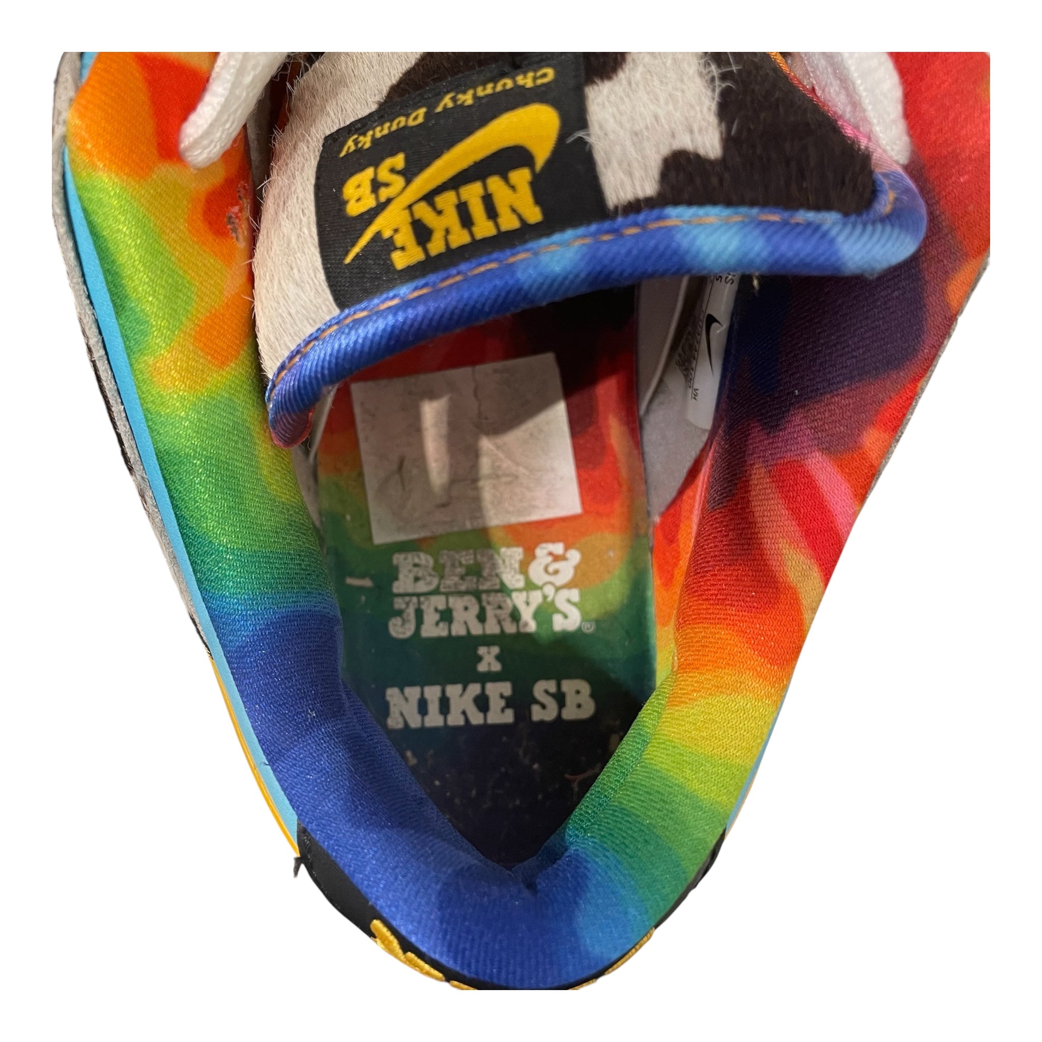 NIKE SB/Low-Sneakers/US 9.5/Cotton/MLT/BEN & JERRY'S view 3