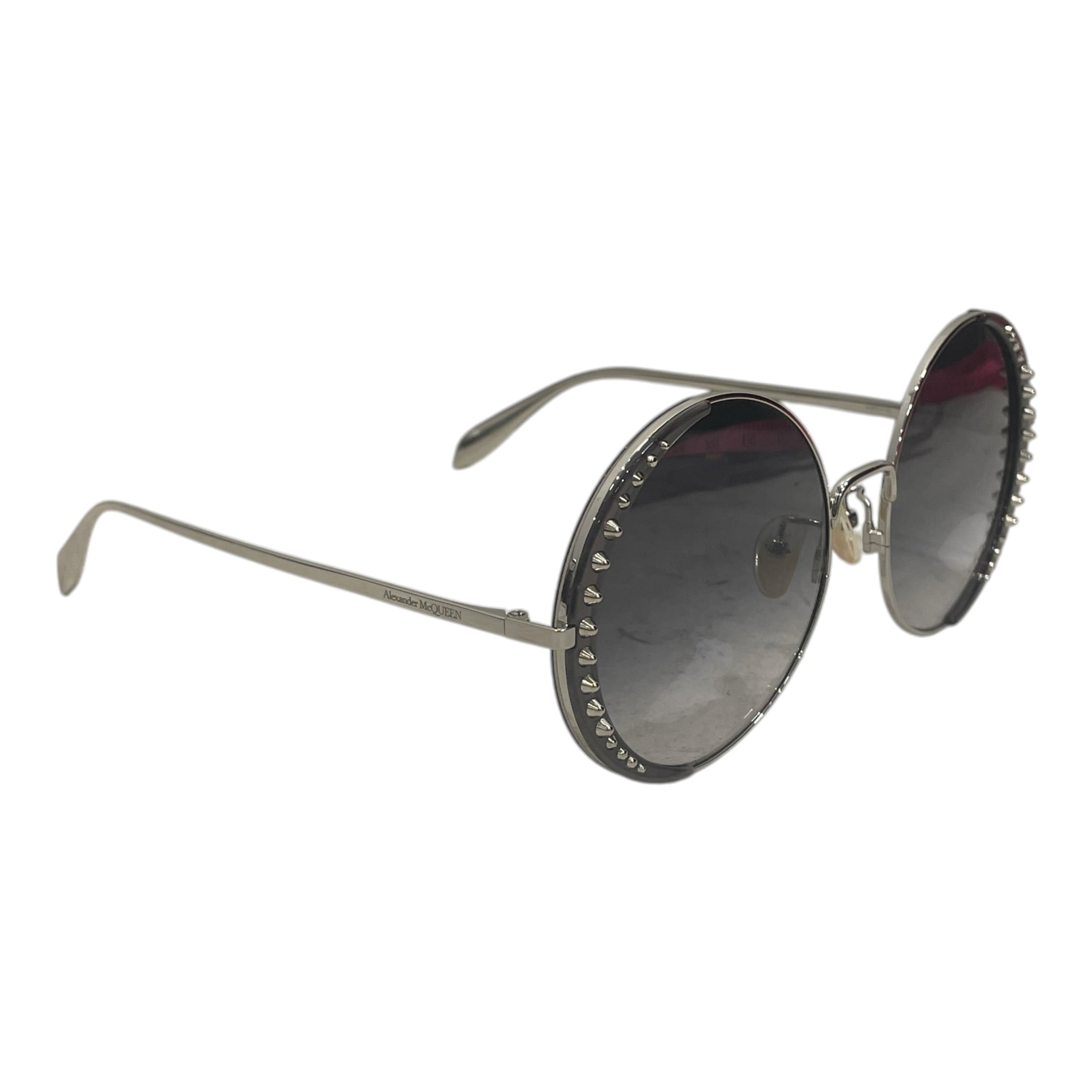 Alexander McQueen/Sunglasses/Metal/SLV/Round/L's/studs AM0311S 001 57 19 145 view 2