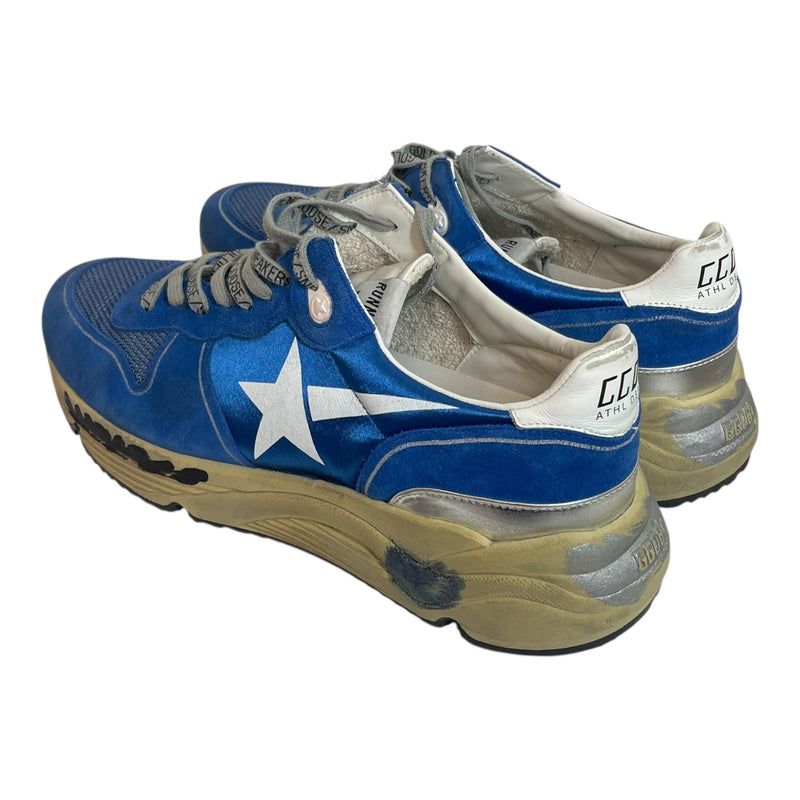 GOLDEN GOOSE/Low-Sneakers/EU 43/Graphic/Suede/BLU/22121363 BLUE SUEDE RUNNER