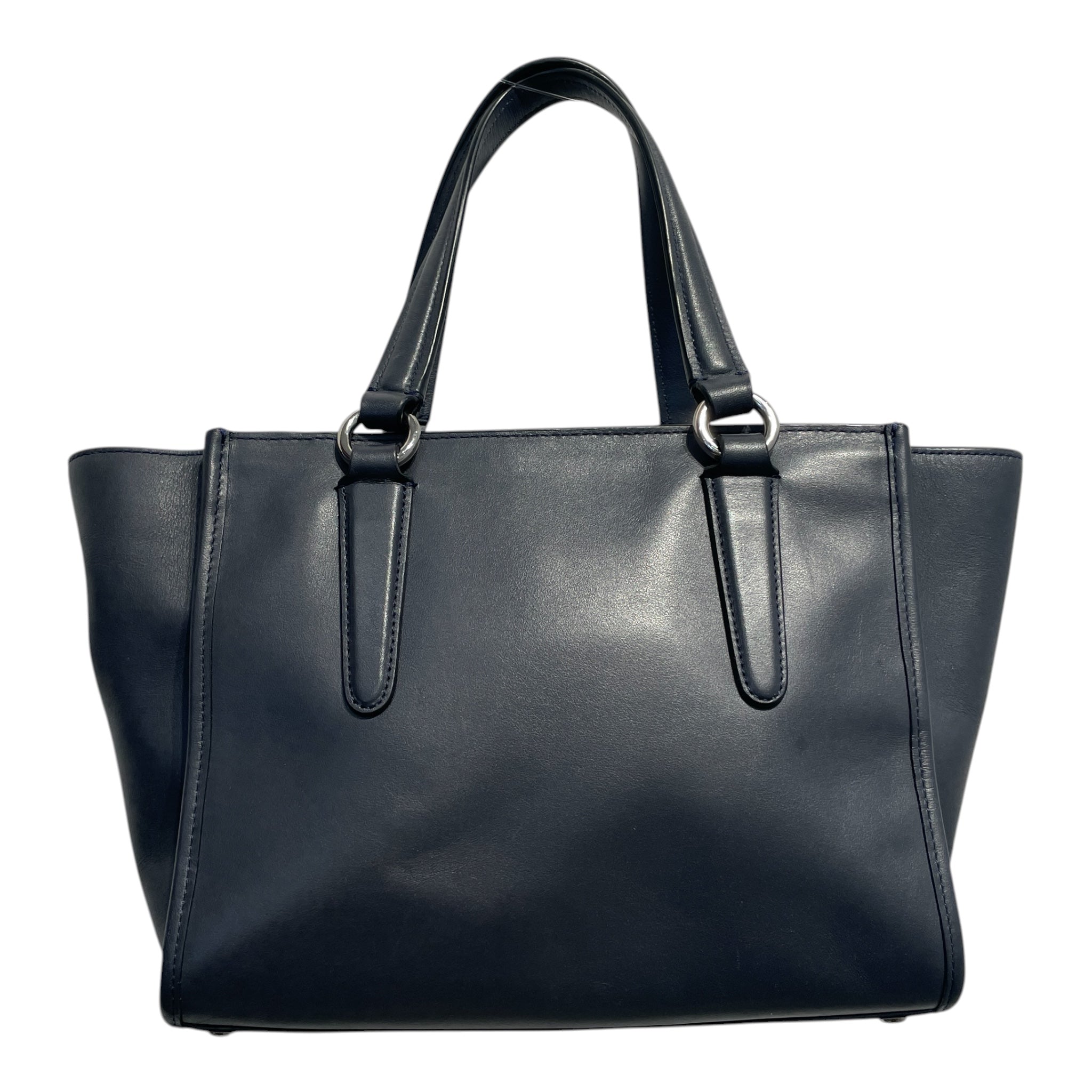 COACH/Hand Bag/Leather/NVY/FLORAL RIVETS view 2