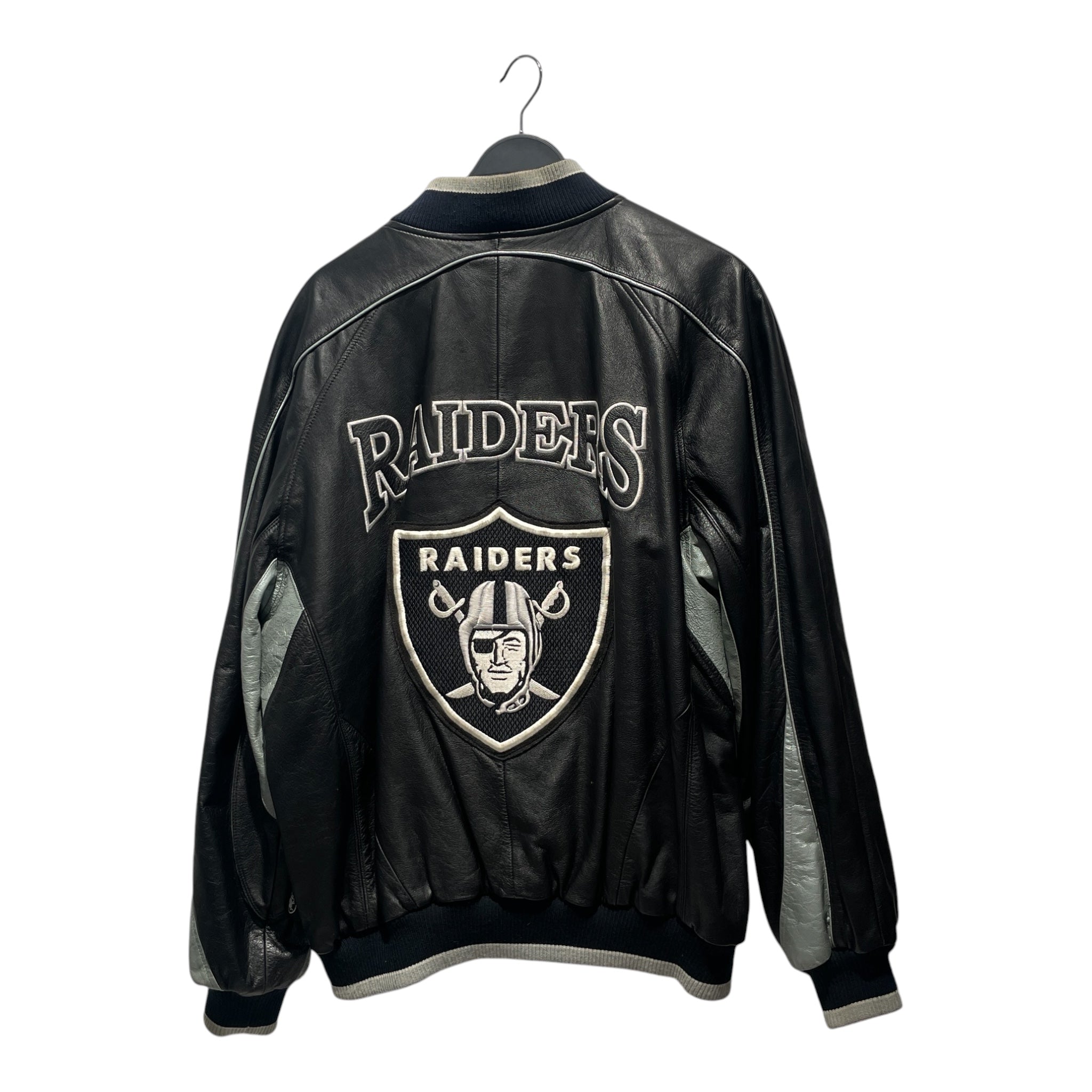 NFL/Leather Jkt/XL/Leather/BLK/RAIDERS view 2