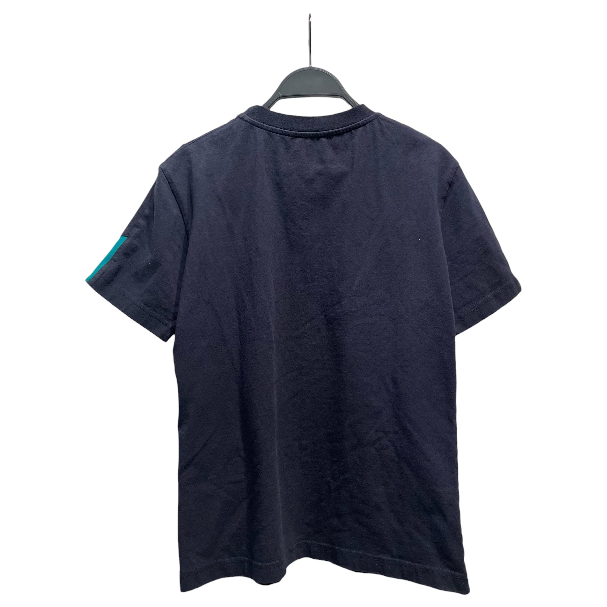 BALENCIAGA/T-Shirt/L/Stripe/Cotton/NVY/sporty b baby tee view 2