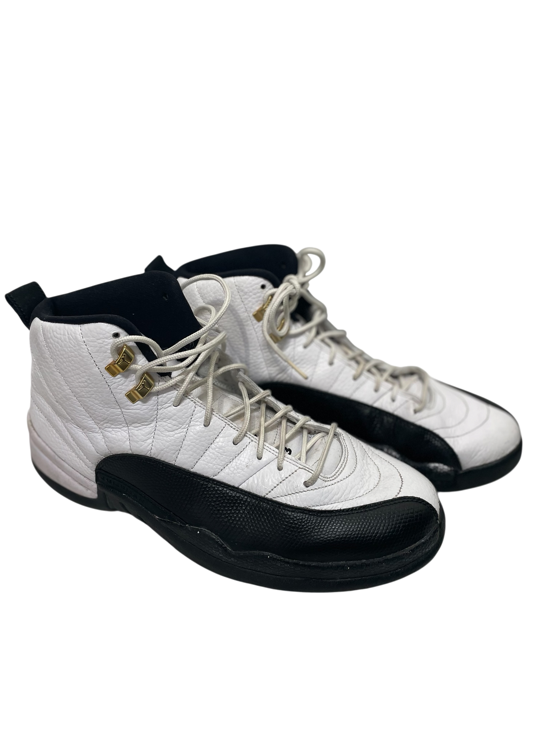 NIKE/Hi-Sneakers/US 11.5/Cotton/WHT/Air Jordan 12 Retro 'Taxi' view 1