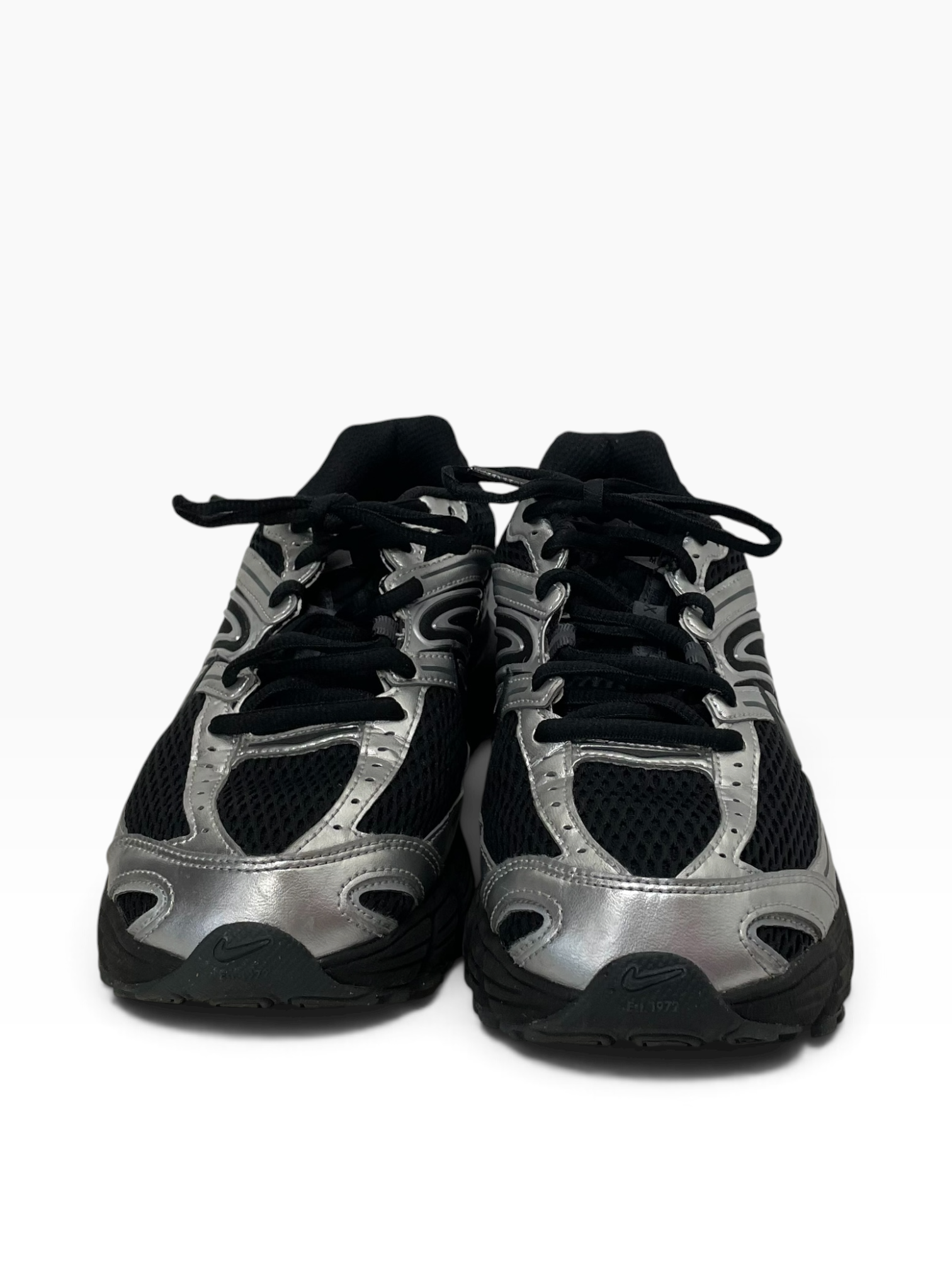 NIKE/Low-Sneakers/US 9/Border/Cotton/BLK/Air Max Moto 2K, MetallicSlvr view 3