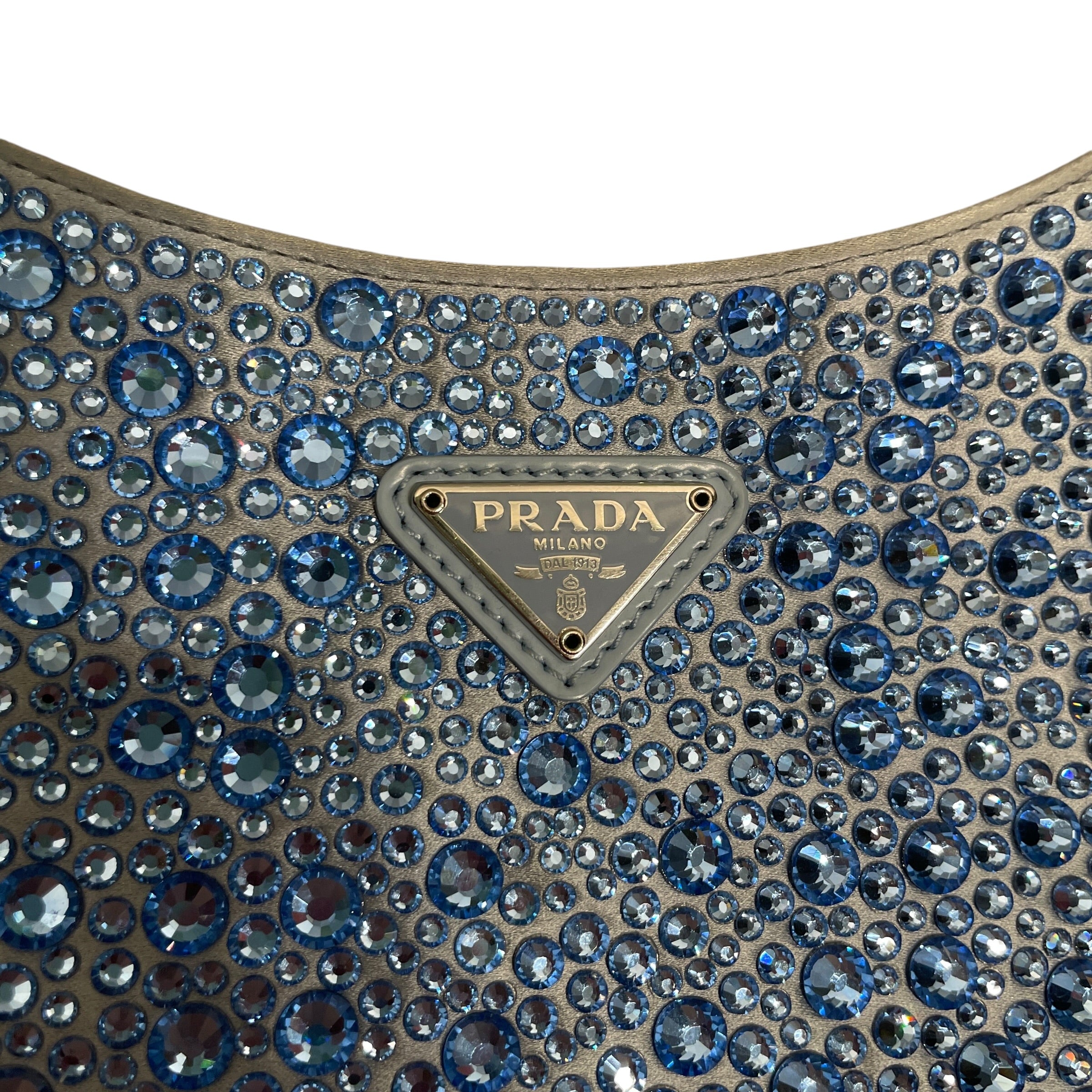 PRADA/Hand Bag/Iridescent/Leather/BLU/SEQUIN CHLOE BAG view 4