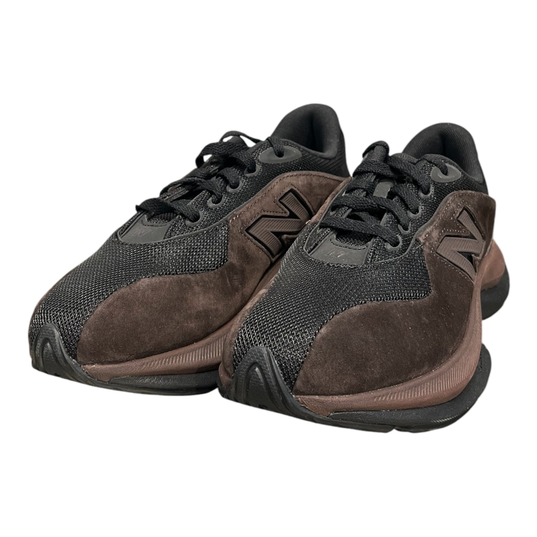 NEW BALANCE/Low-Sneakers/US 10/Suede/BRW/tf100/blk/dark brw view 1