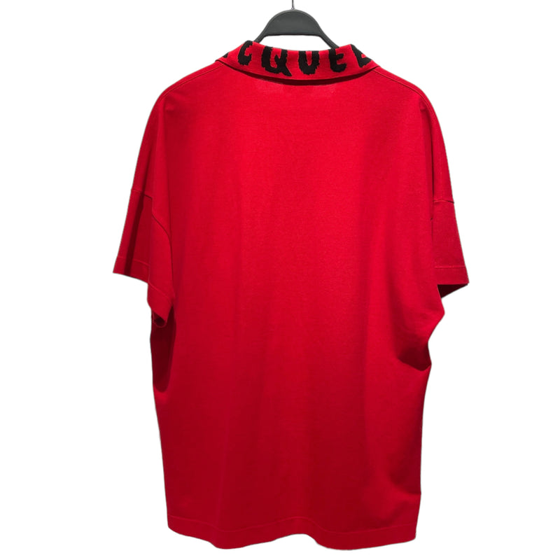 Alexander McQueen/T-Shirt/L/Cotton/RED/