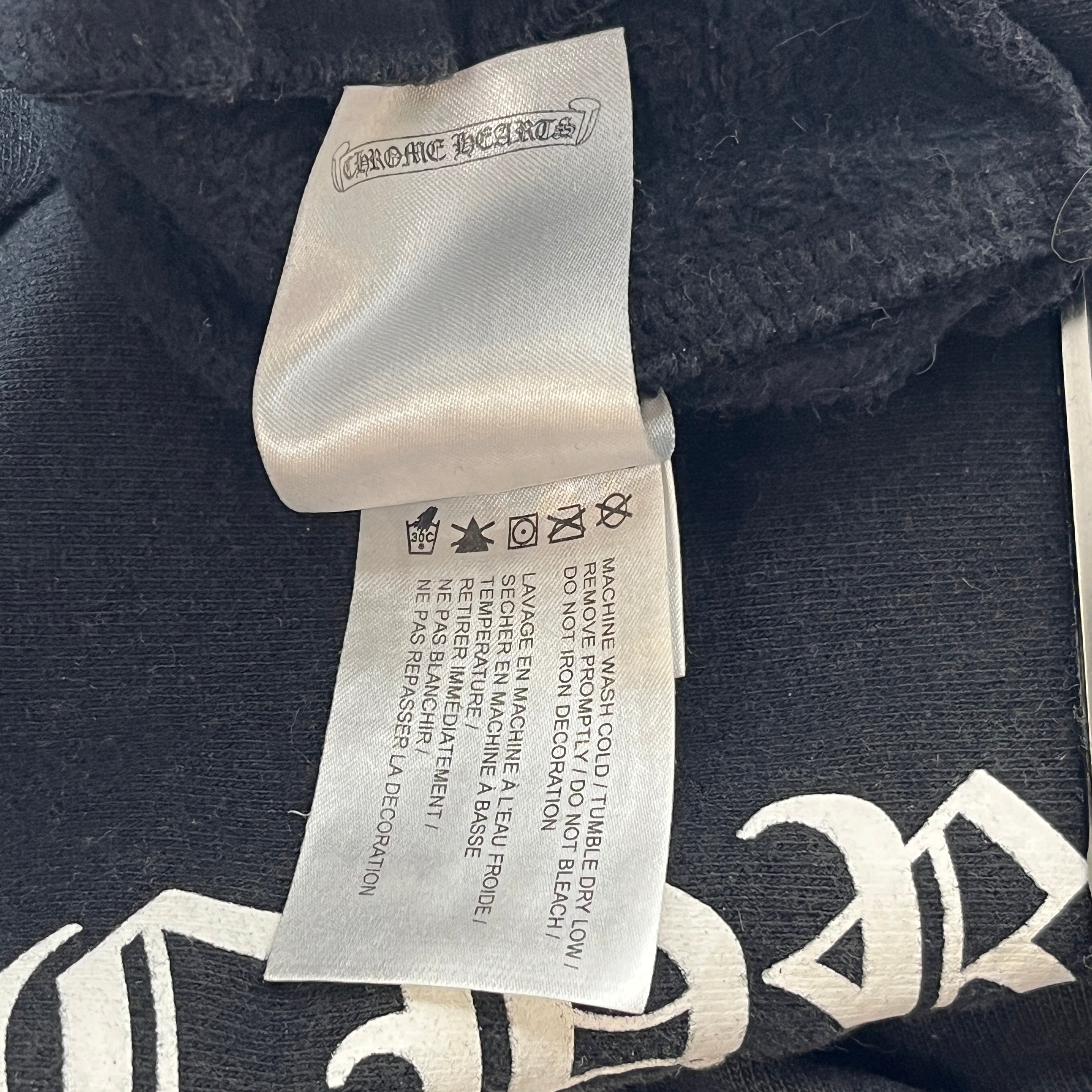 CHROME HEARTS/Pants/M/Cotton/BLK/F*** YOU BACK PRINT view 4