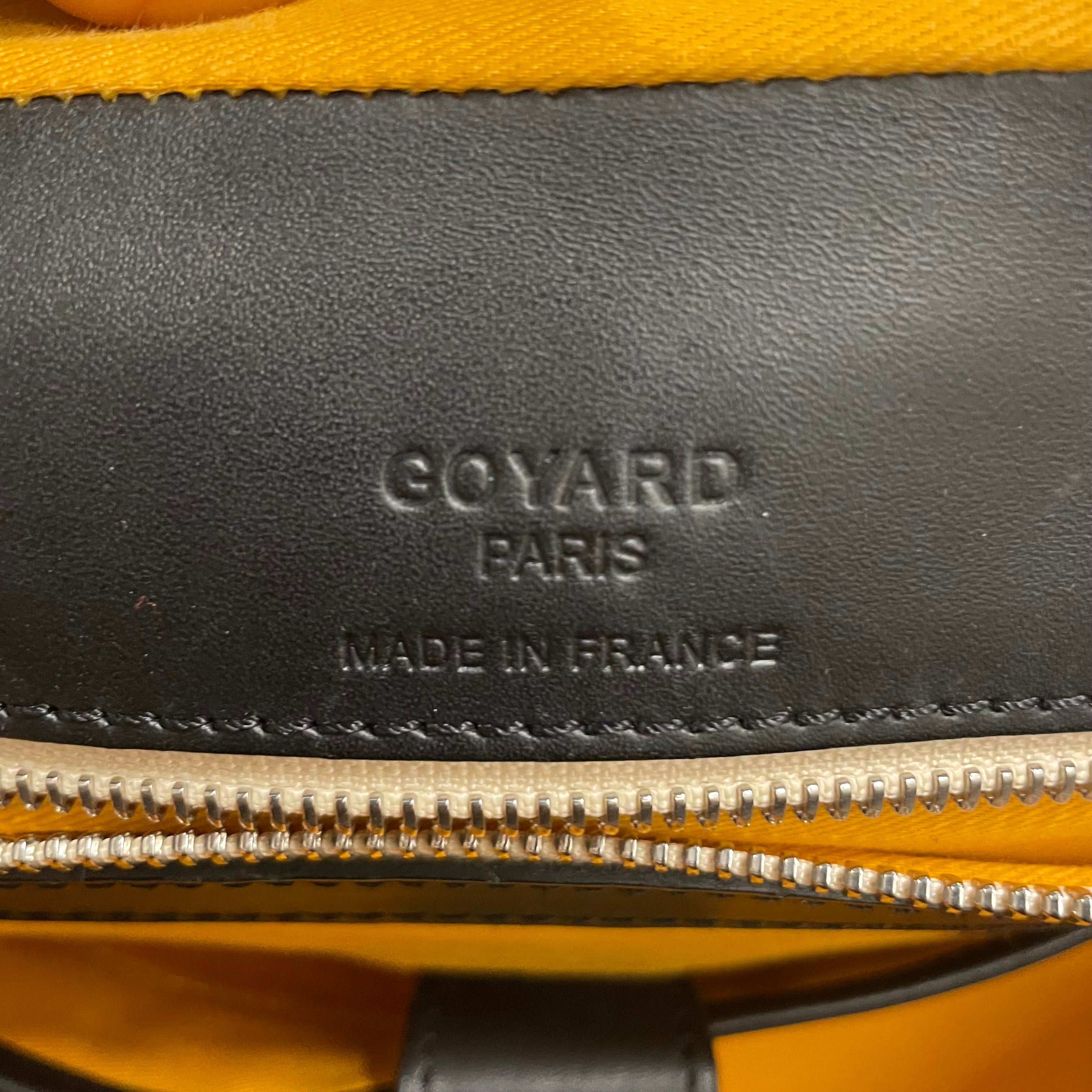 GOYARD/Cross Body Bag/Monogram/Leather/BLK/AMBASSADE BRIEFCASE view 5