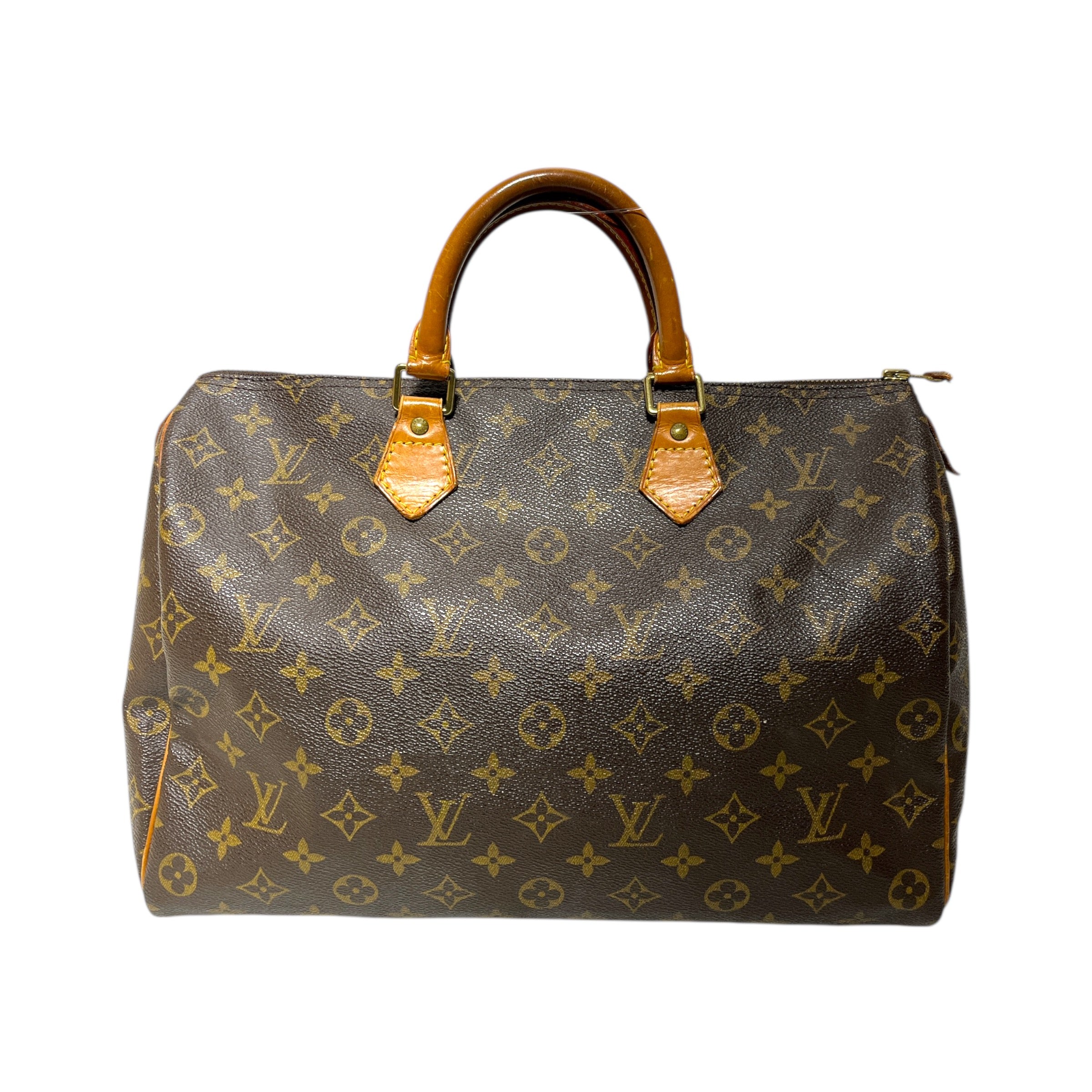 LOUIS VUITTON/Bag/Monogram/Leather/BRW/SPPEDY view 4