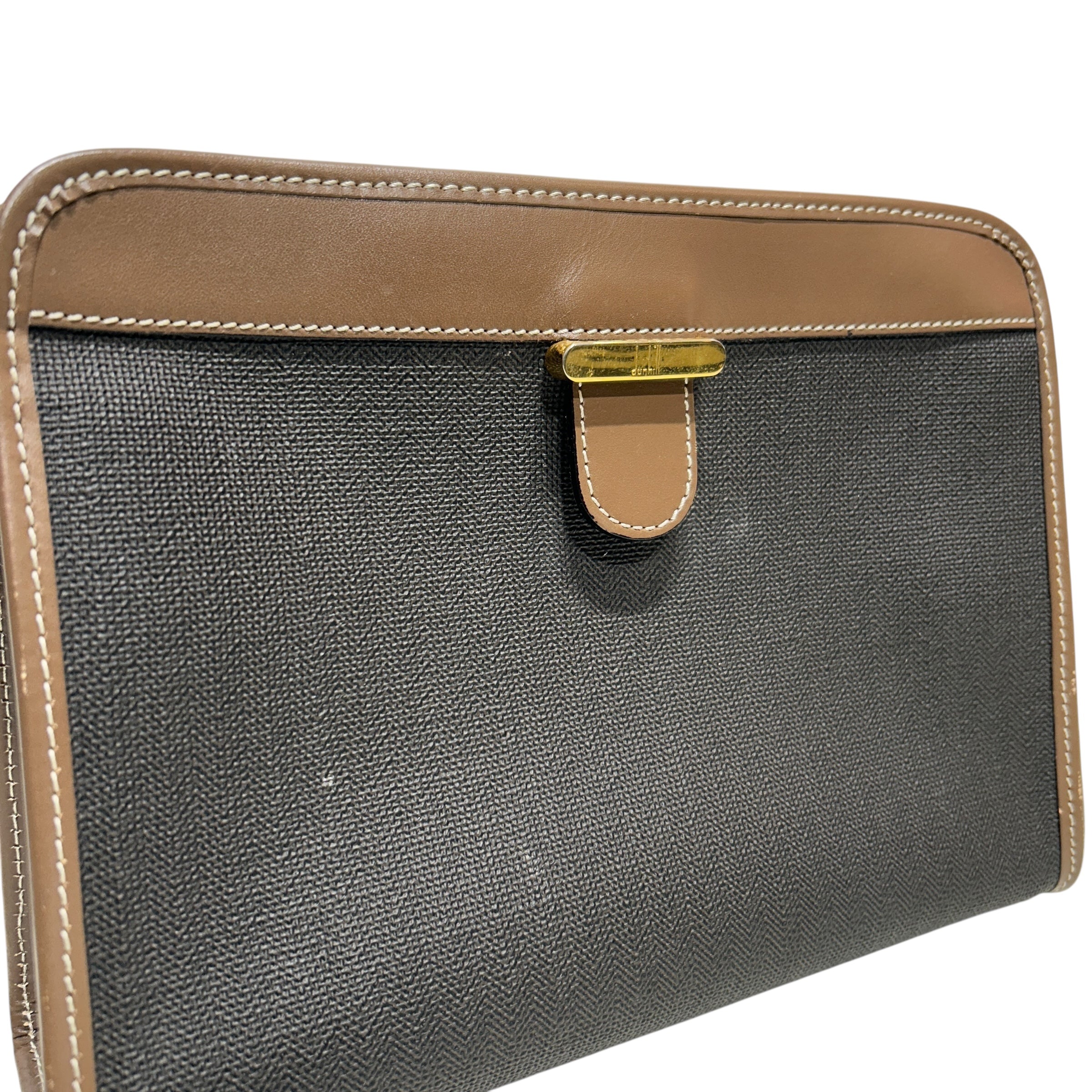 dunhill/Pouch/BRW/GLD HARDWARE/. ZIP UP view 5