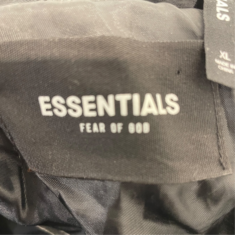 FOG ESSENTIALS/Puffer Jkt/XL/Cotton/BLK/RN