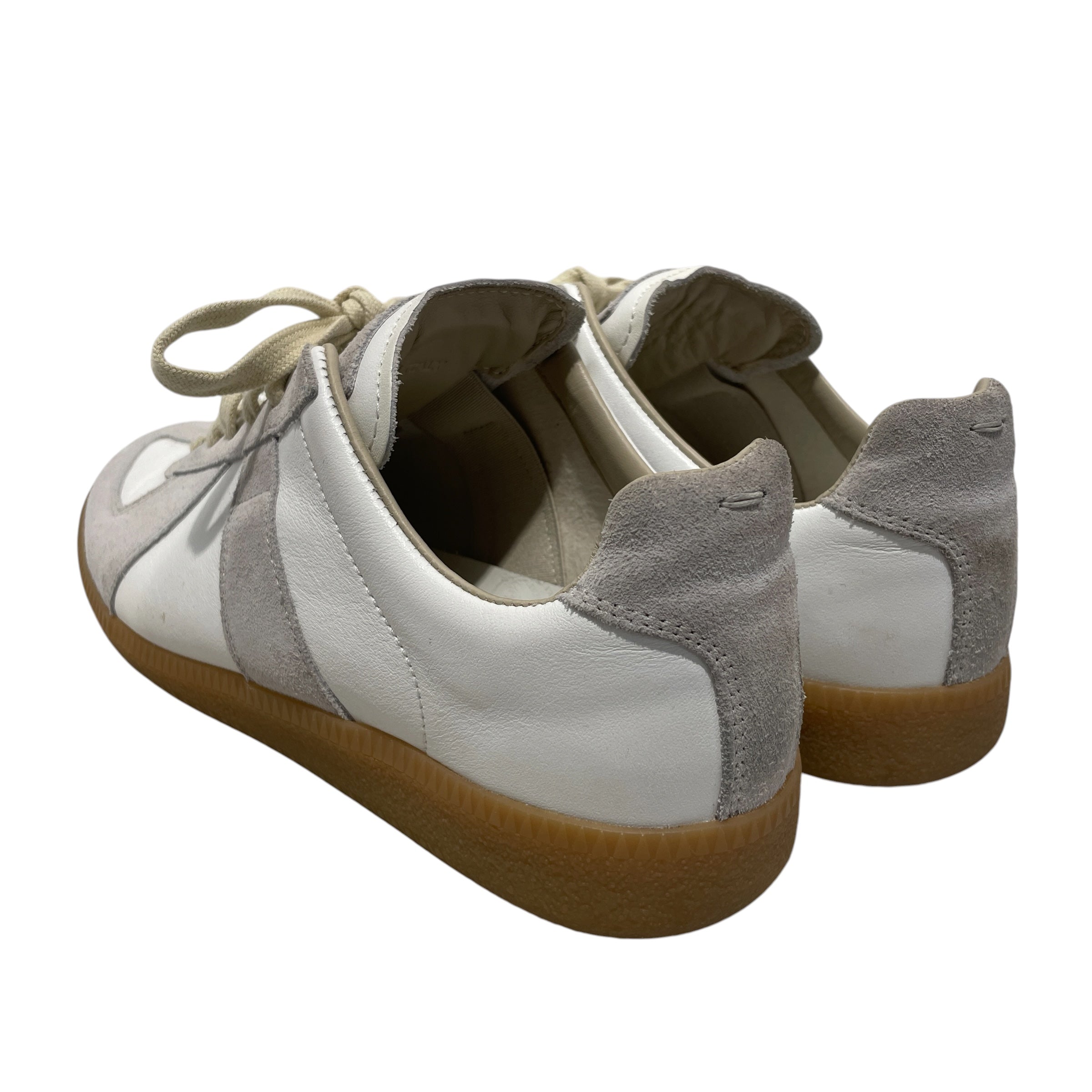 Maison Margiela/Low-Sneakers/EU 38.5/Leather/WHT/REPLICA GATS view 2