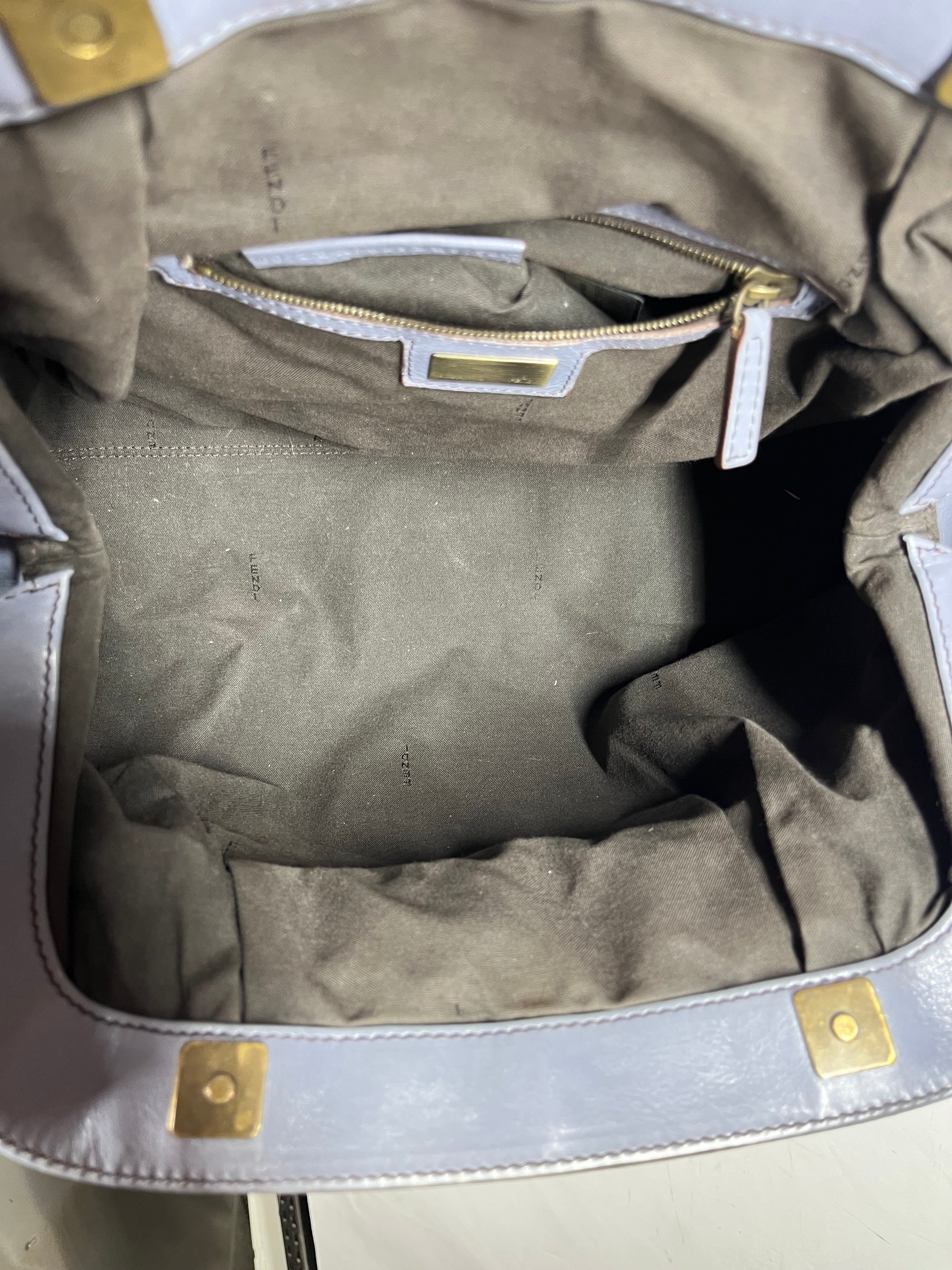 FENDI/Hand Bag/Leather/PPL/PLEAT HAND BAG view 7