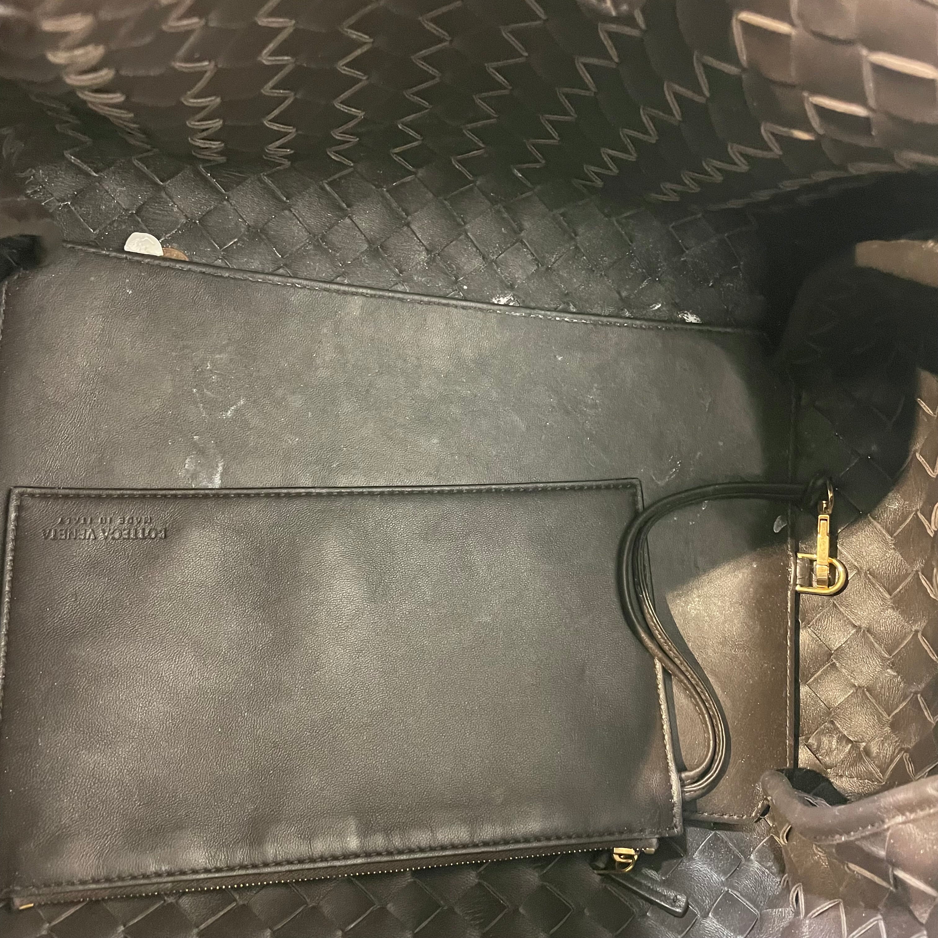 BOTTEGA VENETA/Tote Bag/Leather/BRW/parachute knot view 4