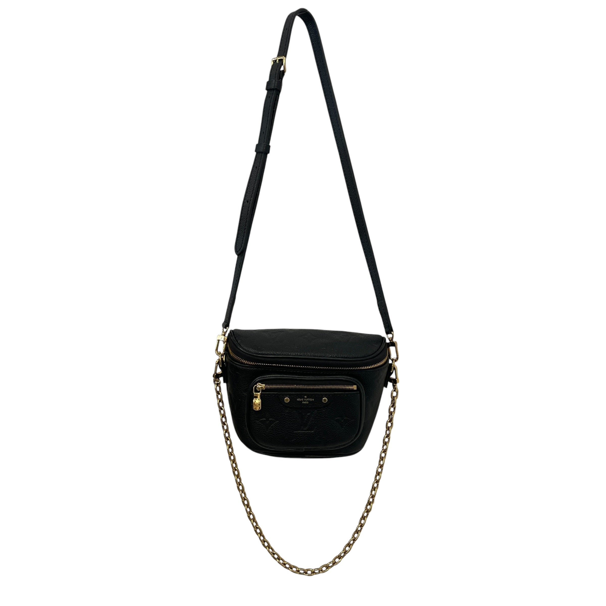 LOUIS VUITTON/Cross Body Bag/Monogram/Leather/BLK/t7b6wcg view 1