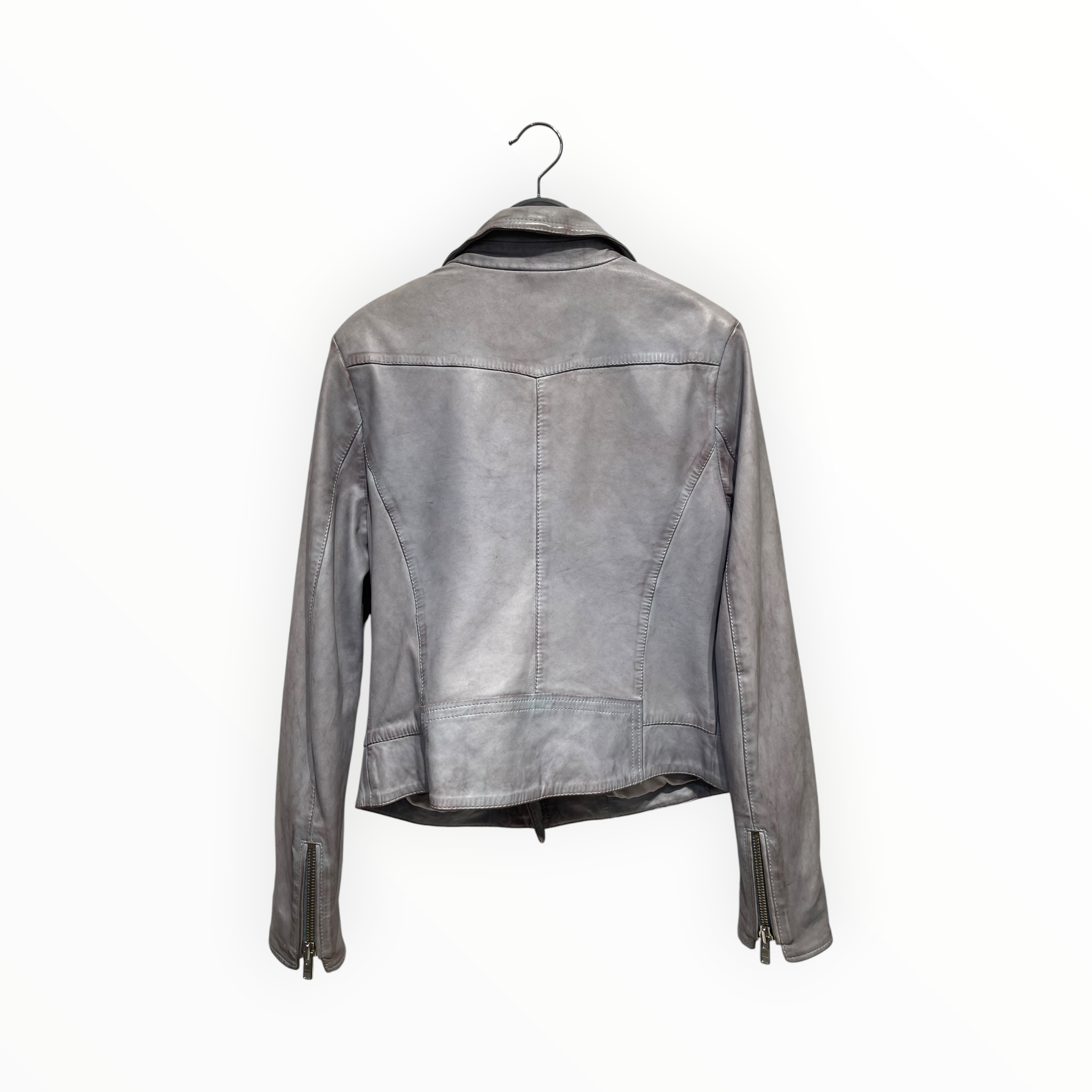 Schyia/Jacket/38/Leather/GRY/Discoloration view 2