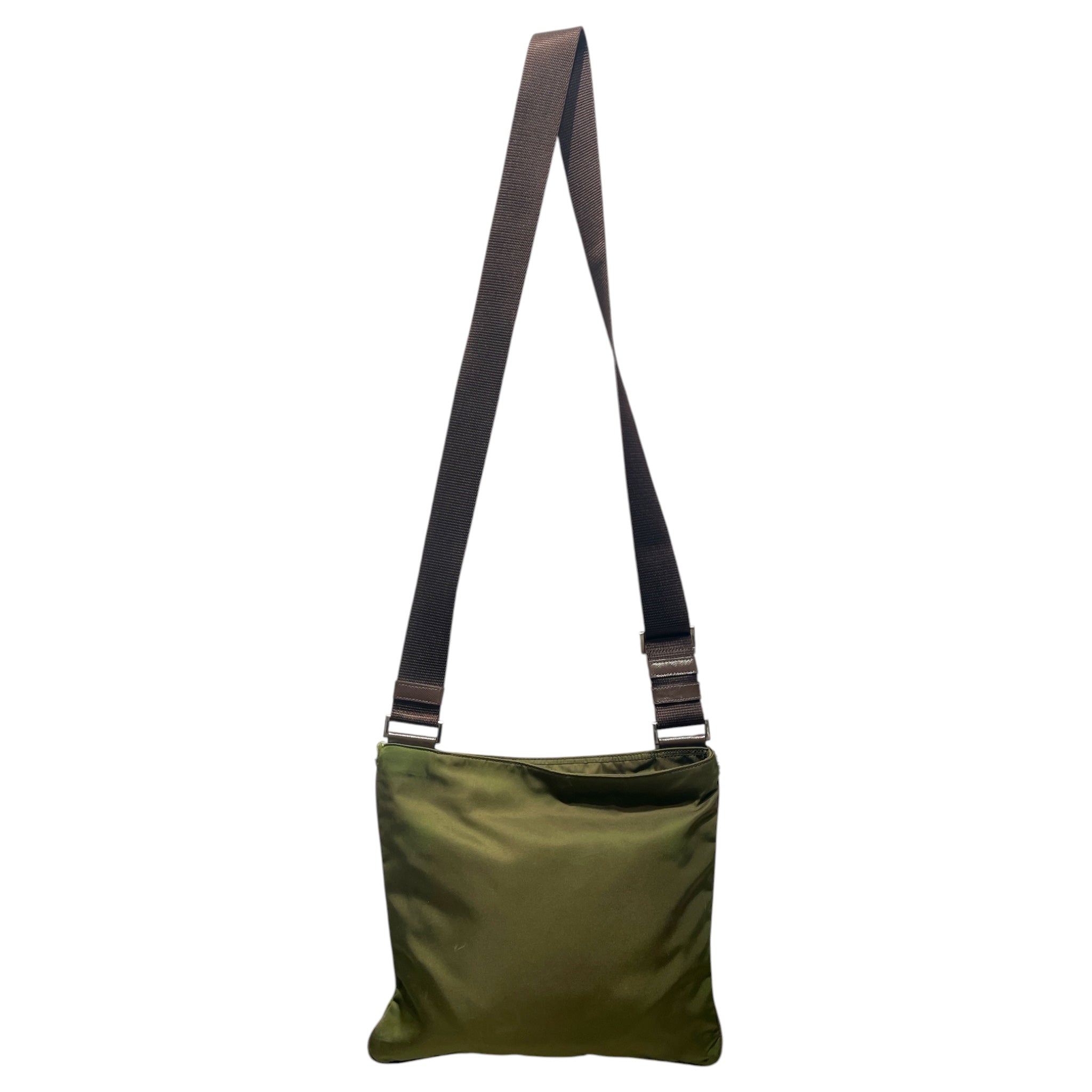 PRADA/Cross Body Bag/Nylon/GRN/GREEN NYLON TESSUTO BAG view 2