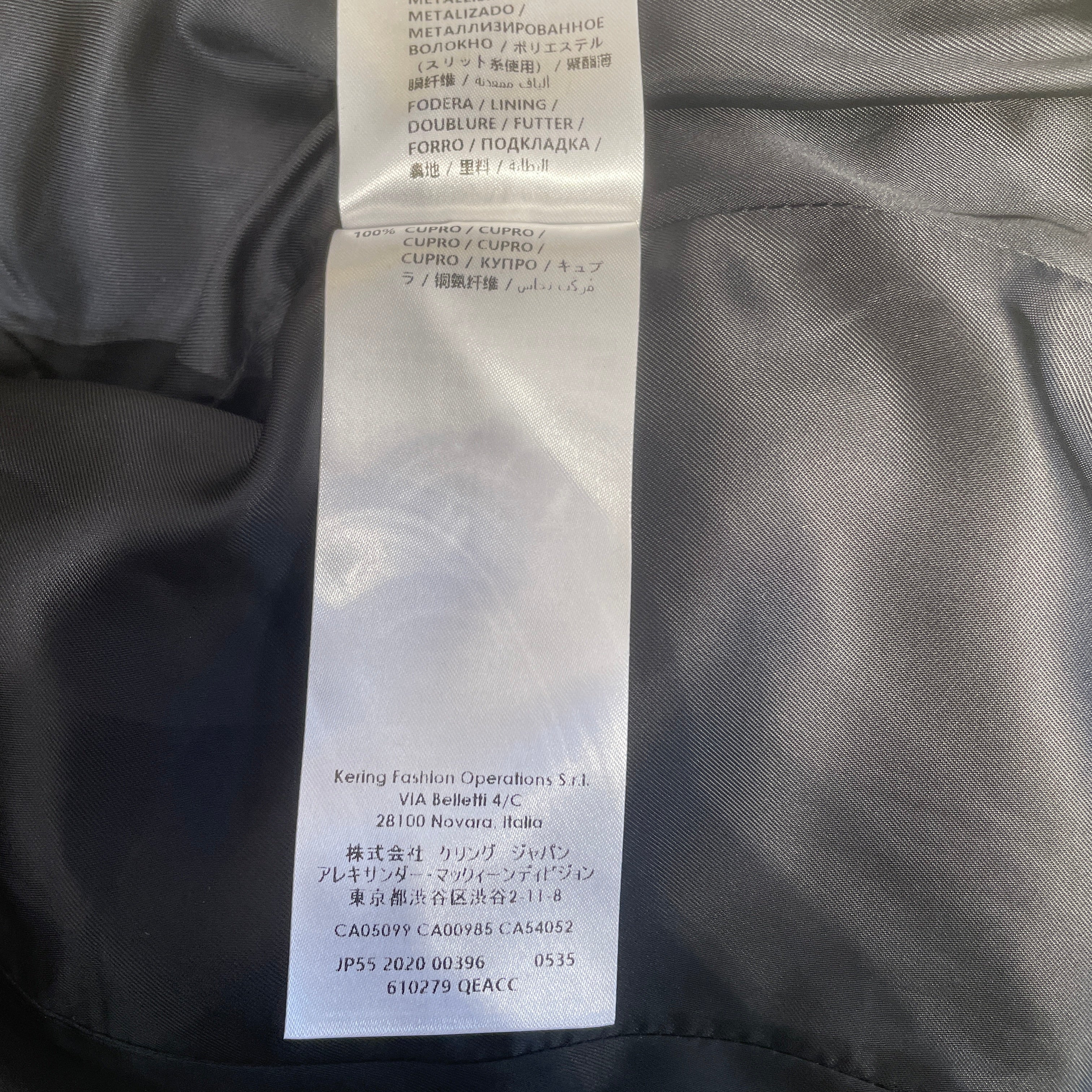 Alexander McQueen/Tailored Jkt/42/Cotton/GLD/ view 6