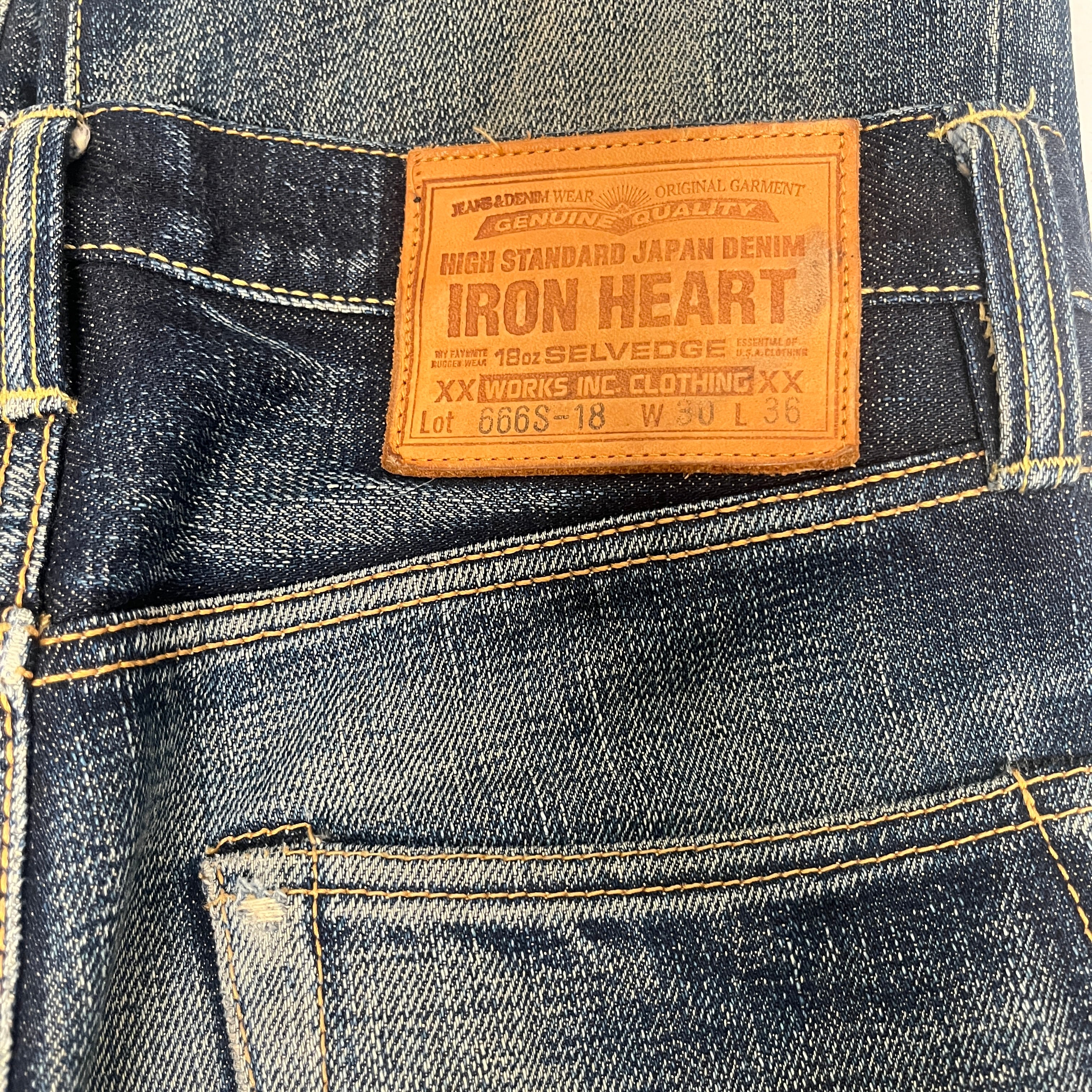 IRON HEART/Straight Pants/30/Denim/IDG/HIGH STANDARD JAPAN DENIM view 3