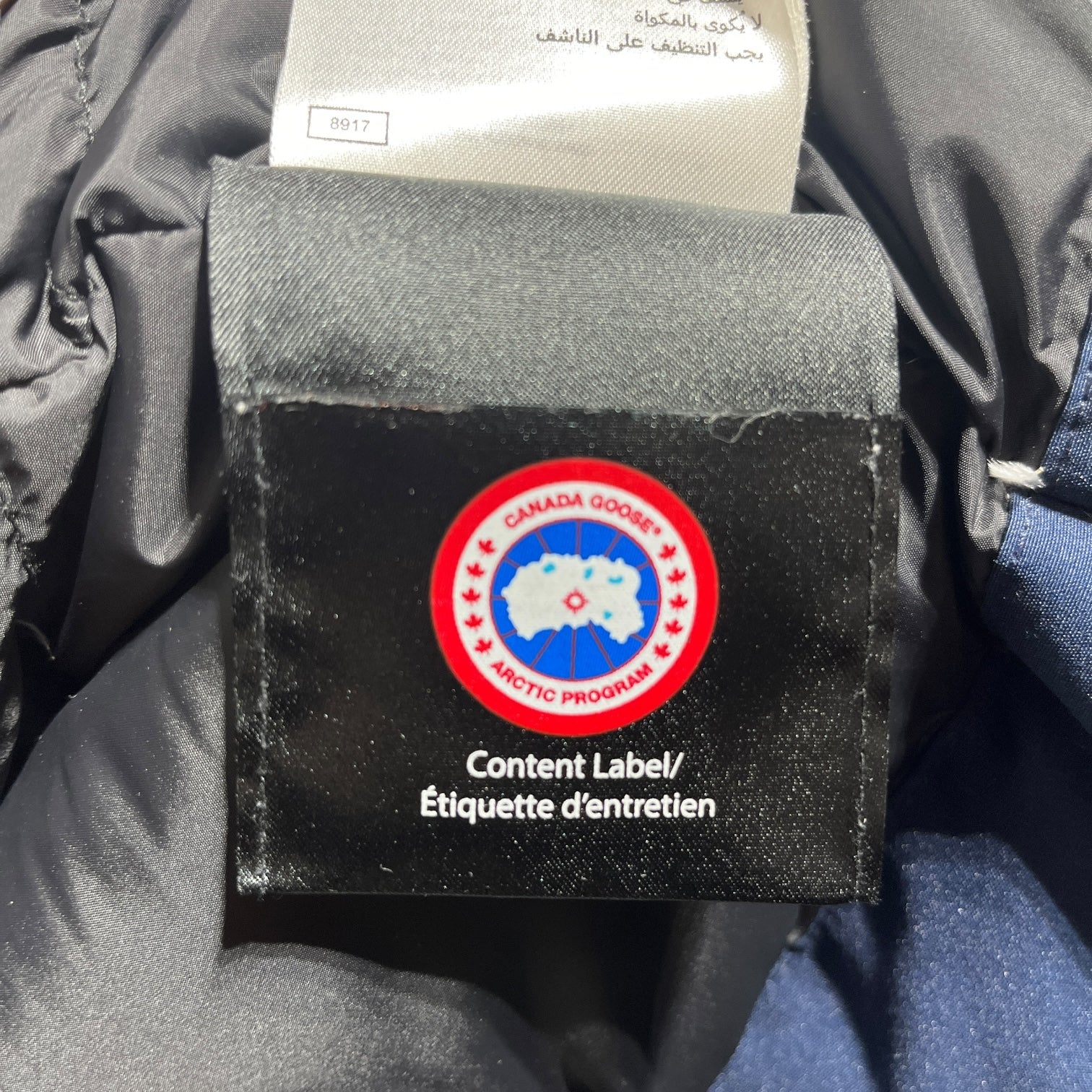 CANADA GOOSE/Coat/S/Cotton/NVY/FUR HOOD DETAIL view 6