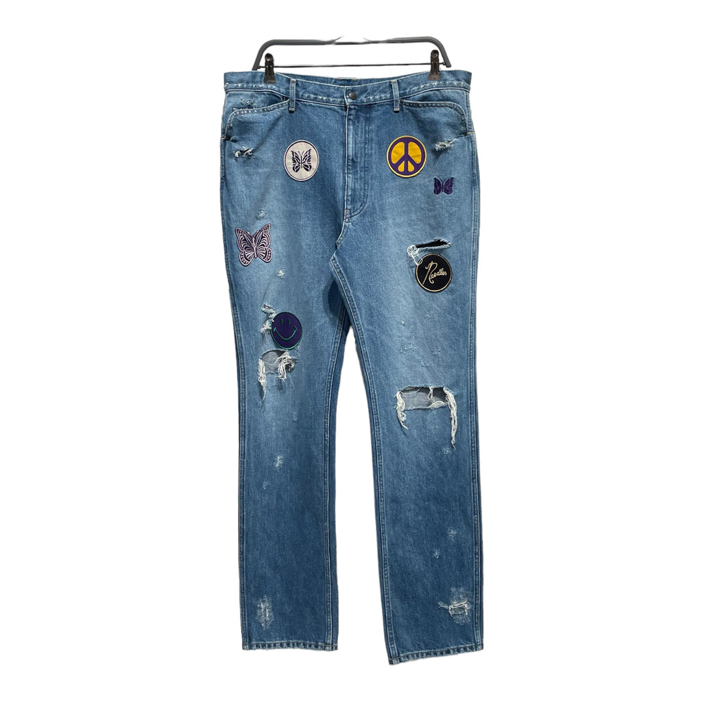 Needles/Pants/XL/Denim/IDG/Graphic/PATCHWORK DENIM – 2nd STREET USA