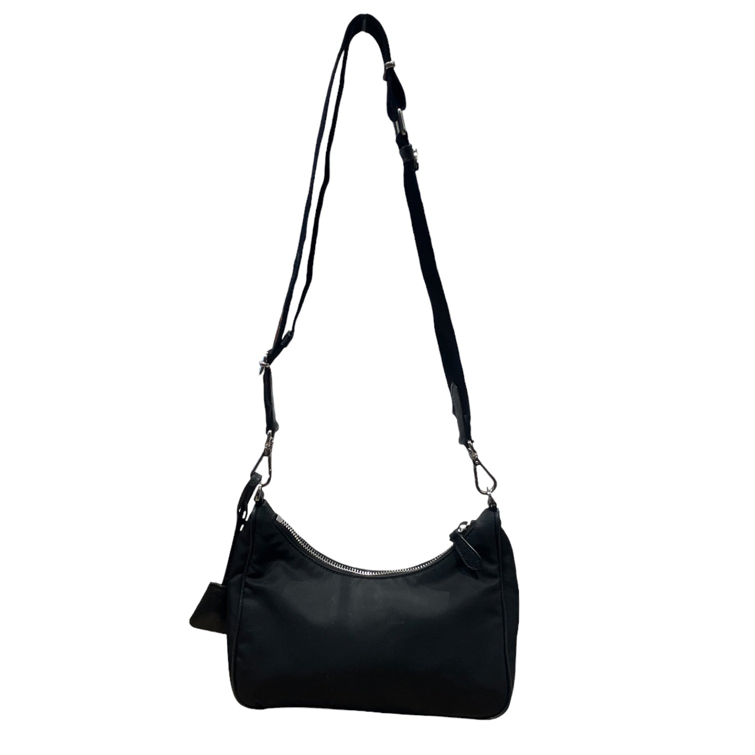 PRADA/Cross Body Bag/Nylon/BLK/re-edition 2005 view 2