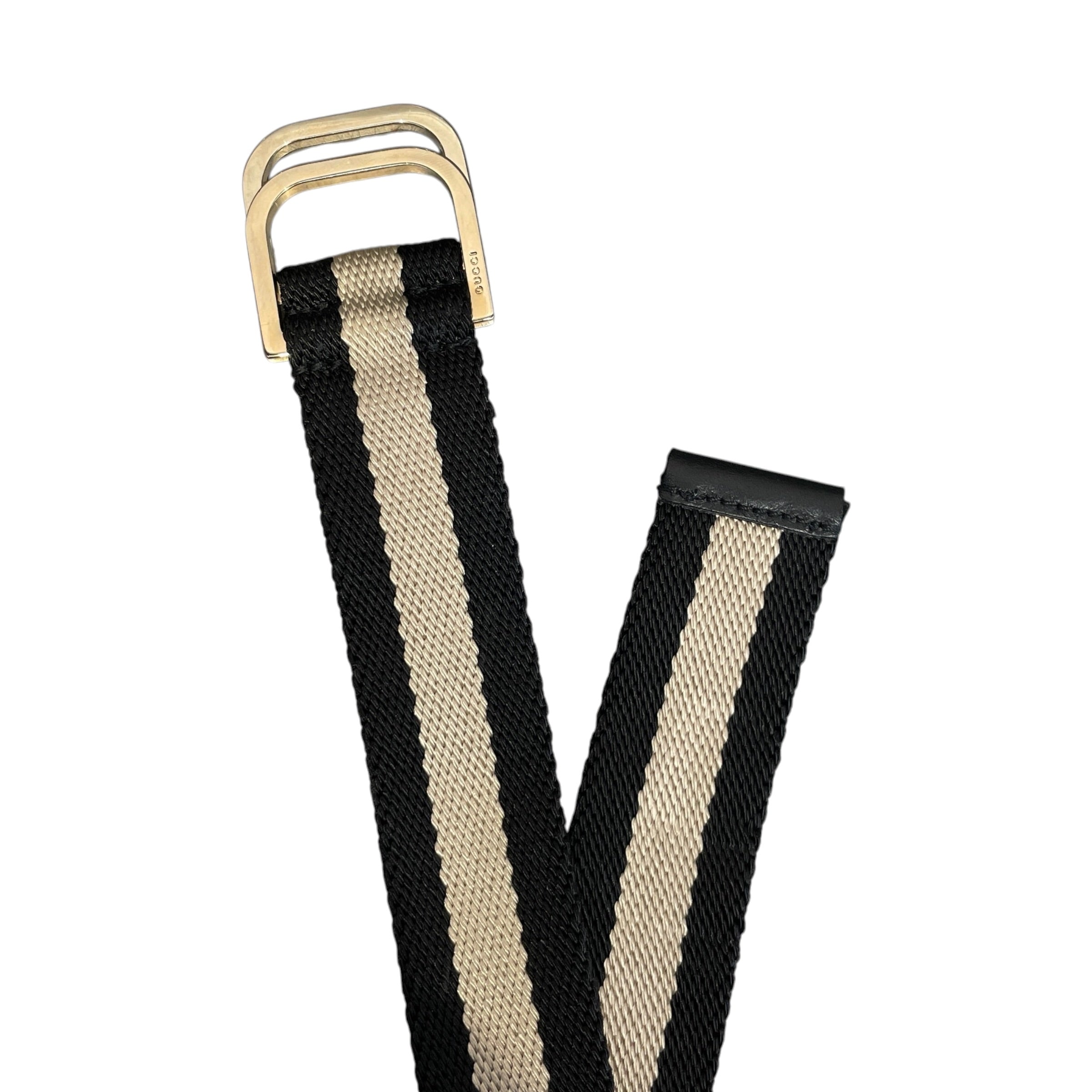GUCCI/Belt/Stripe/BLK/SKINNY WAIST BELT view 2
