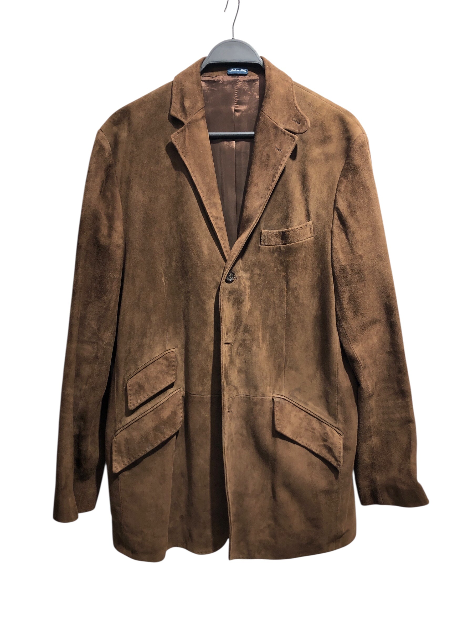 POLO RALPH LAUREN/Jacket/L/Suede/BRW/ view 1