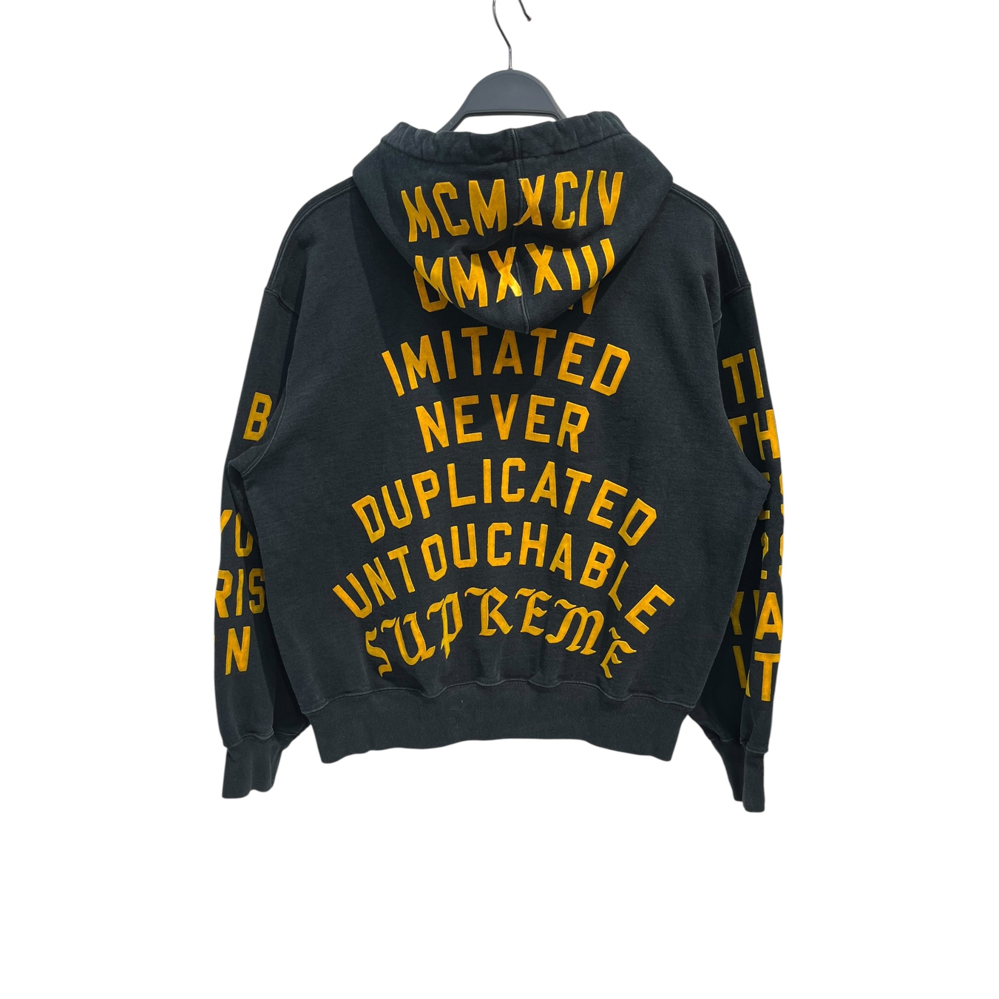 Supreme/Hoodie/S/Graphic/Cotton/BLK/THE WORLD FAMOUS TEAM 1994 view 2