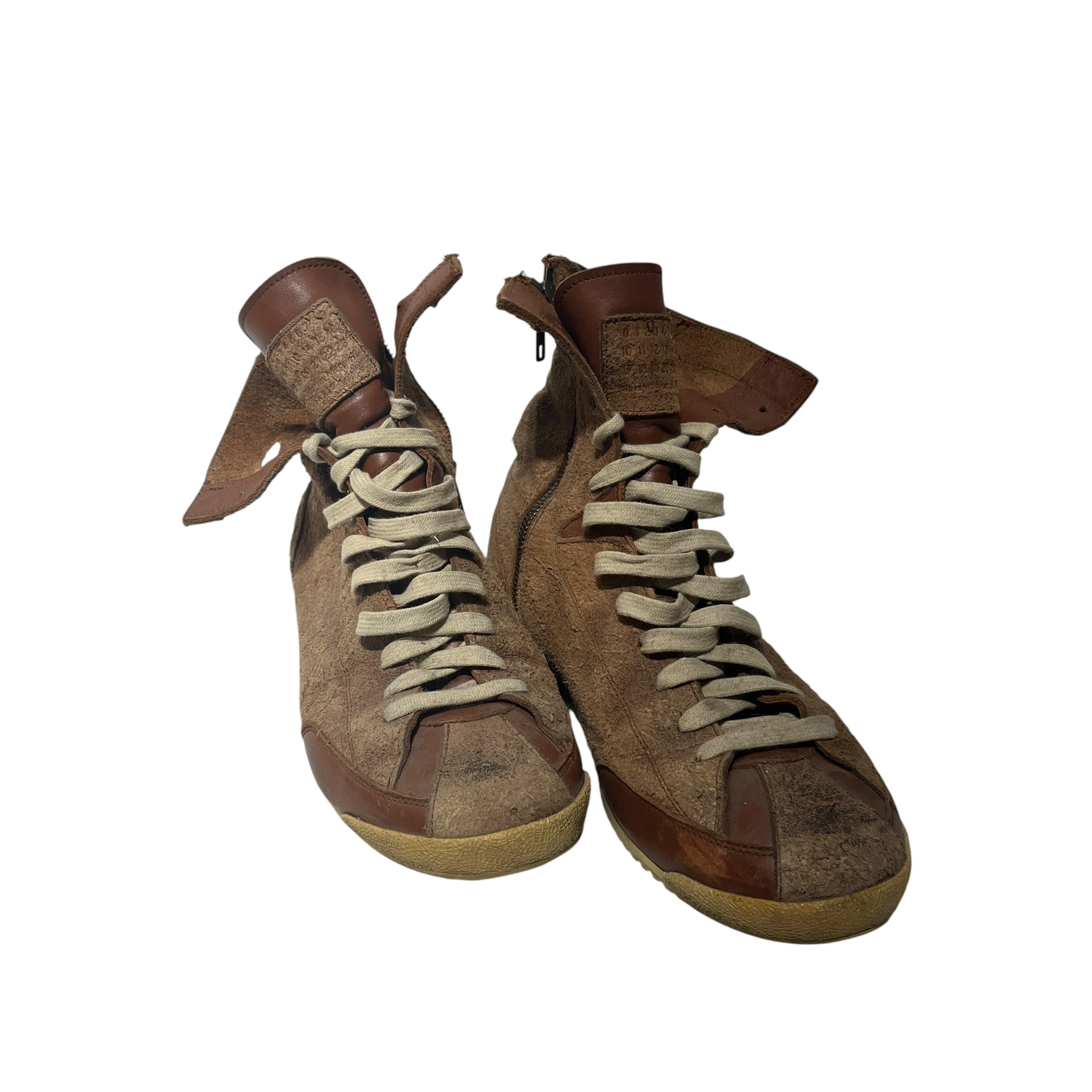 Maison Martin Margiela/Hi-Sneakers/EU 39/Leather/BRW/ view 1