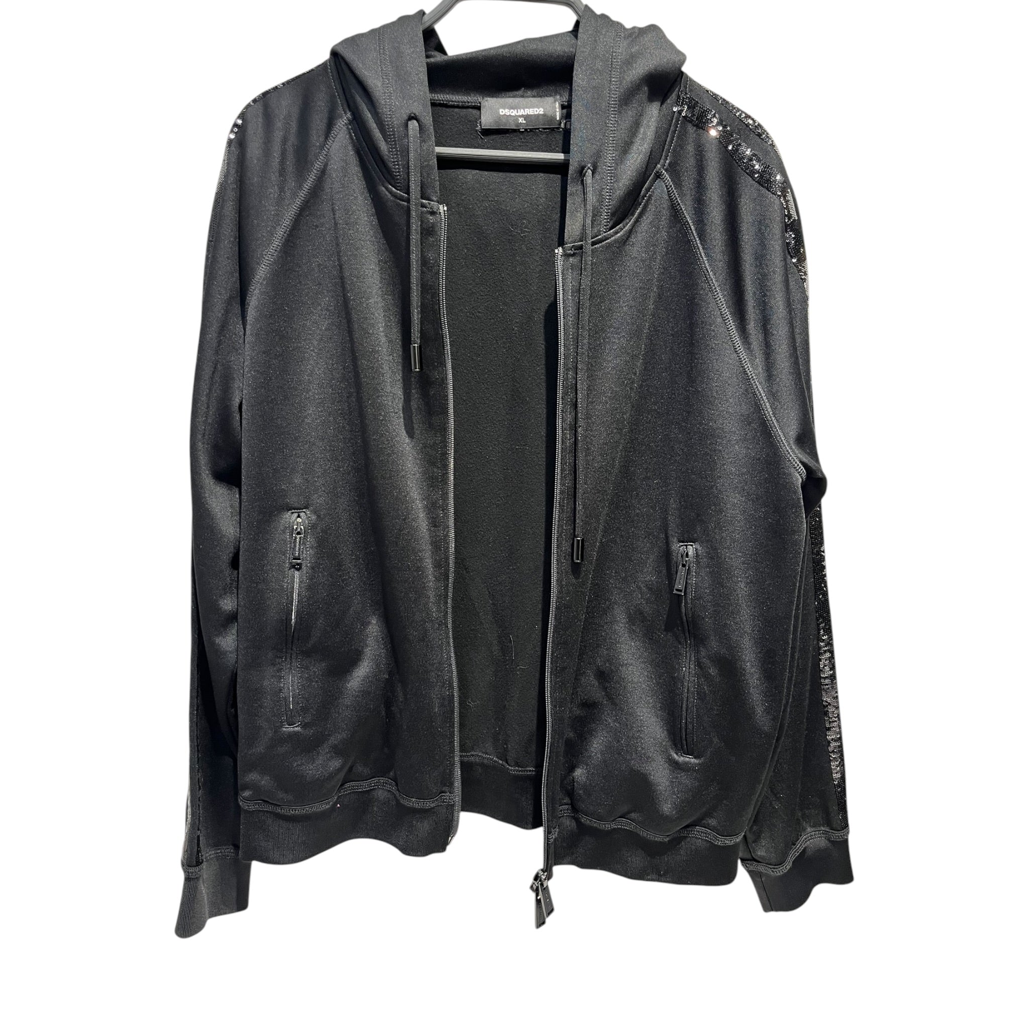 DSQUARED2/Leather Jkt/52/Leather/BLK/Single Breasted/ view 3