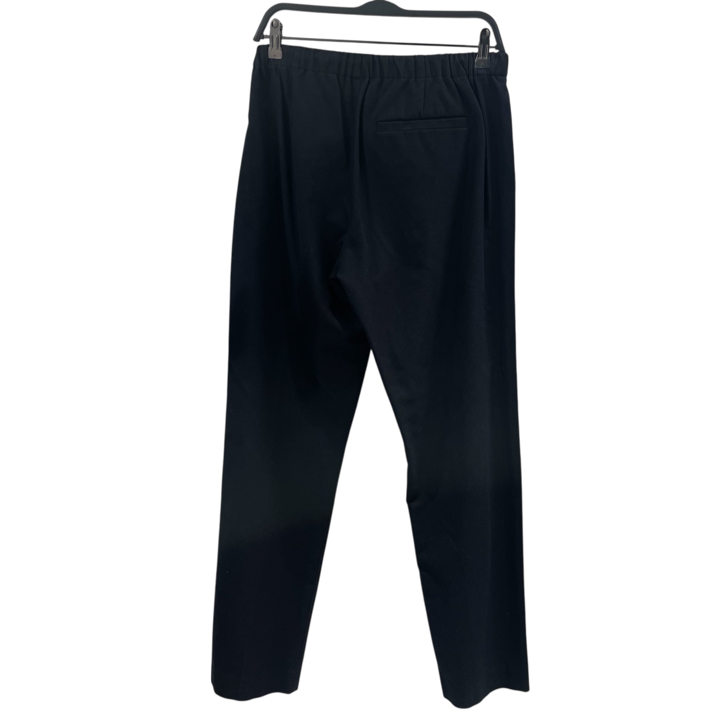 DRIES VAN NOTEN/Straight Pants/48/Cotton/NVY/Chino/Stripe on the side 40% wool view 2