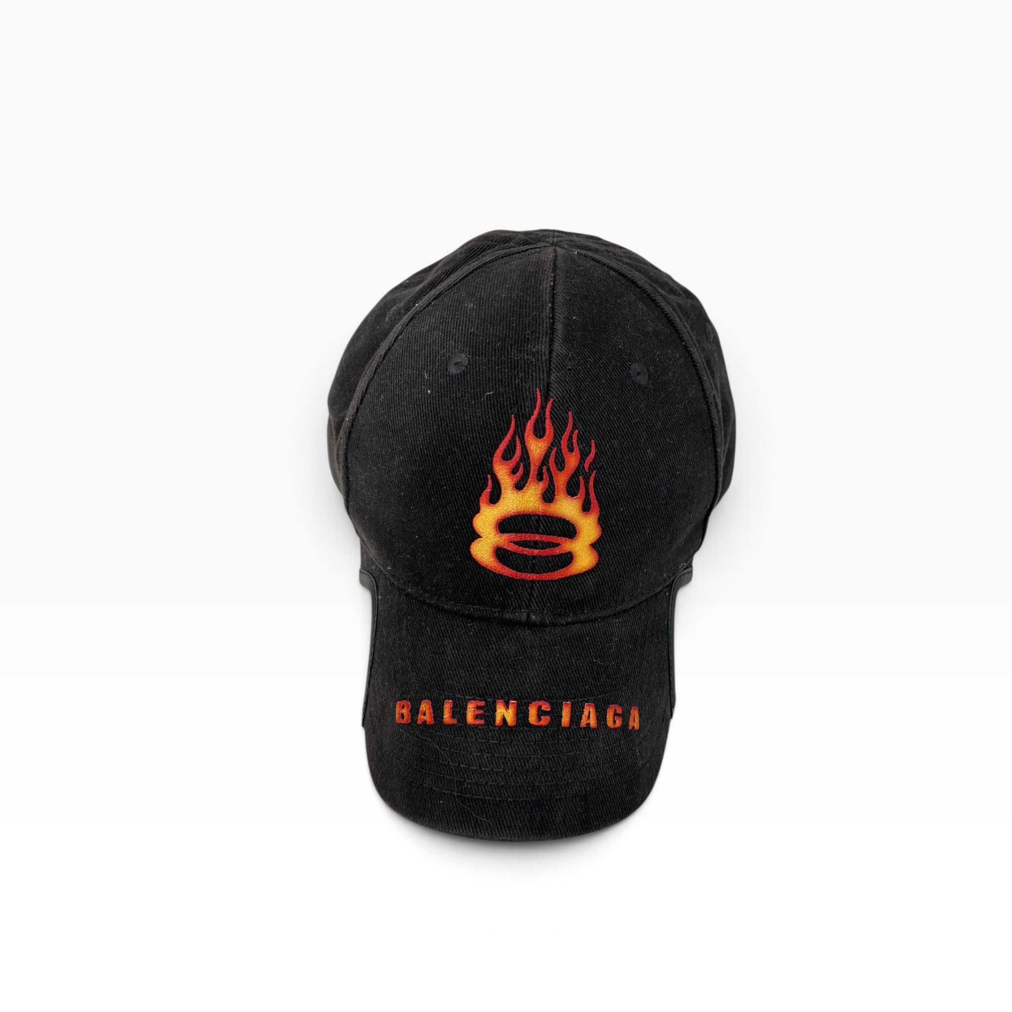 BALENCIAGA/Cap/OS/BLK/M's/BALENCIAGA BURNING UNITY CAP view 1