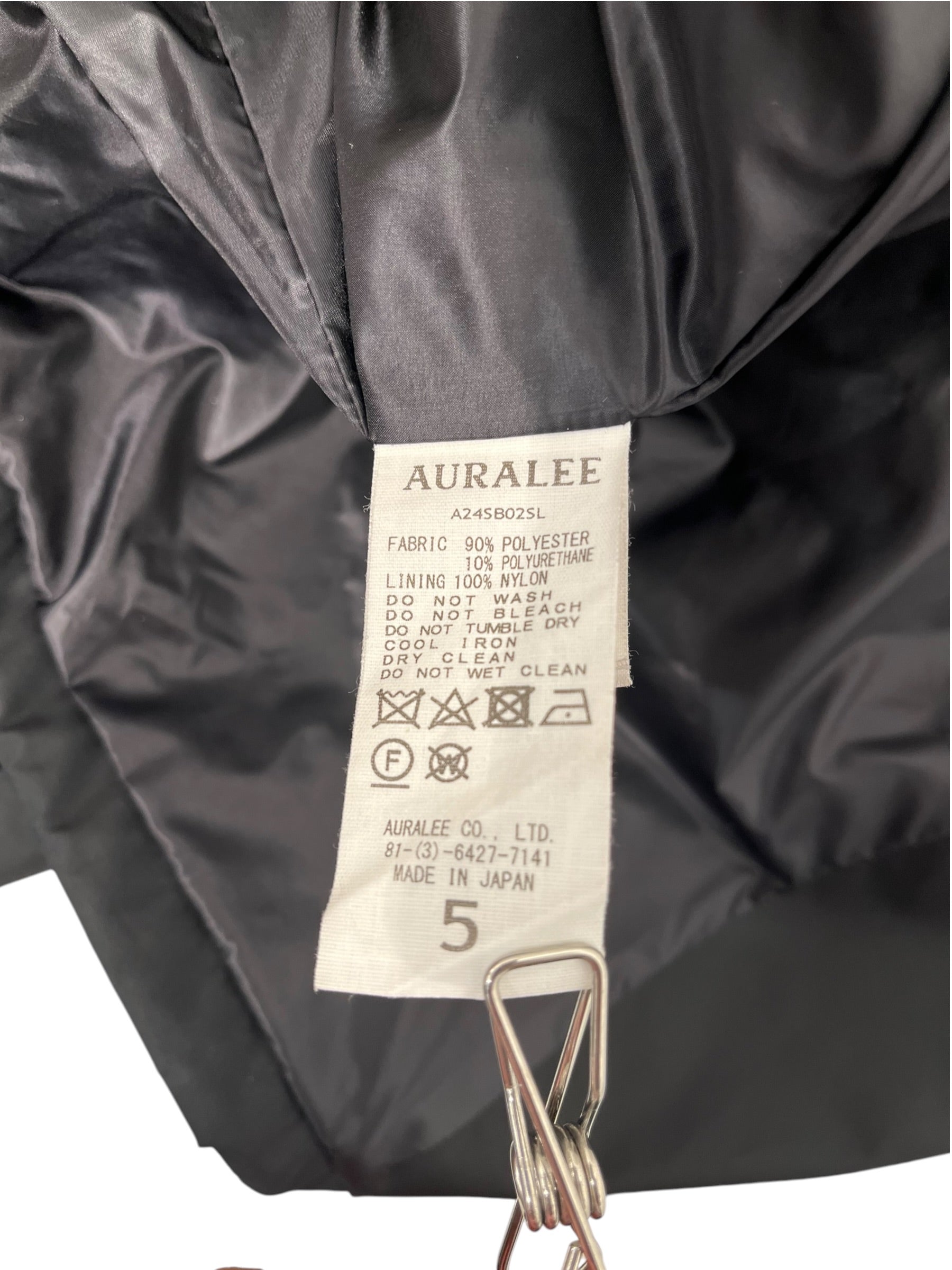 AURALEE/Windbreaker/5/Nylon/BLK/A24SB025L view 4
