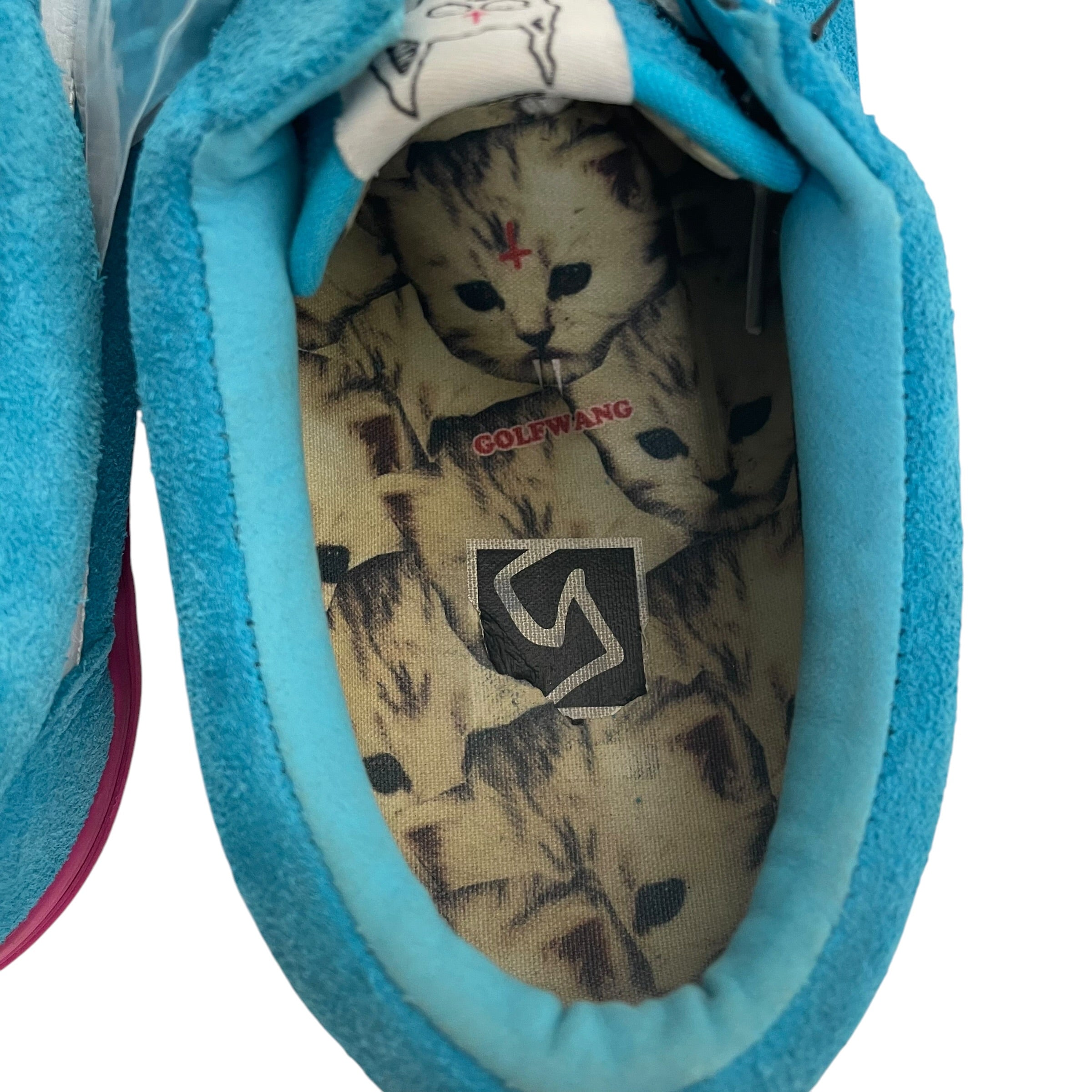 VANS/GOLF WANG/Low-Sneakers/US 10.5/Suede/BLU/Syndicate Old Skool view 3