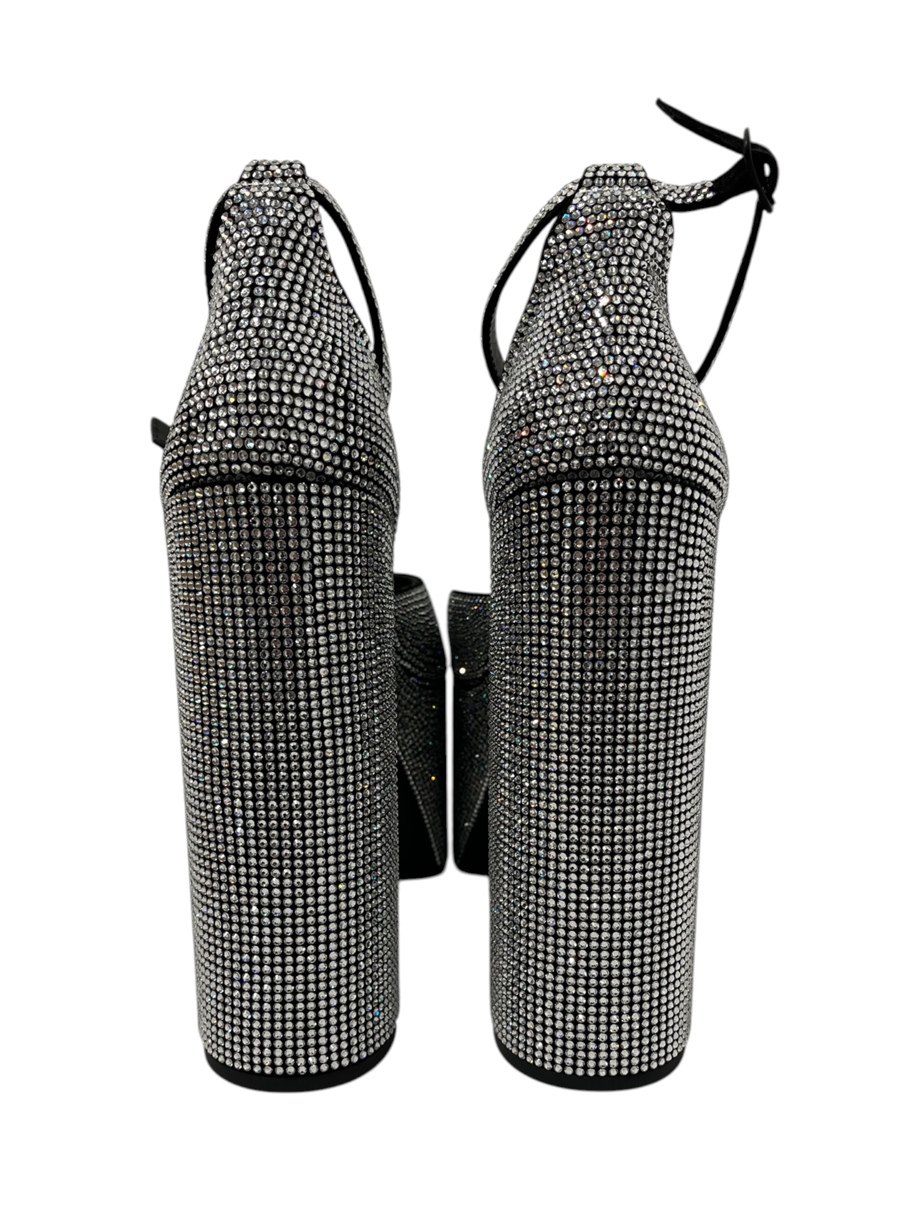 BALENCIAGA/Heels/EU 39/Glitter/Leather/SLV/GLITTER CAMDEN BNWT view 3