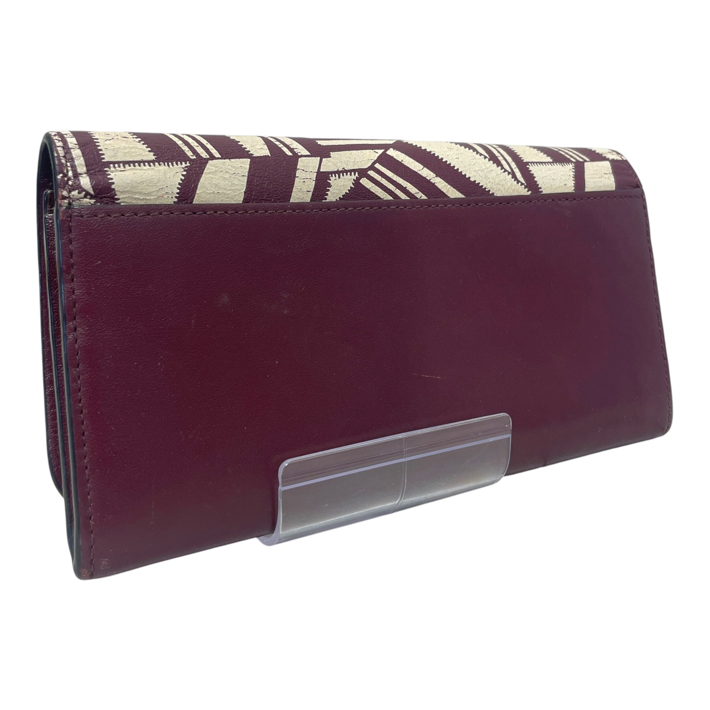 Chloe/Long Wallet/All Over Print/Leather/BRW/L's/Geometric Wallet view 2