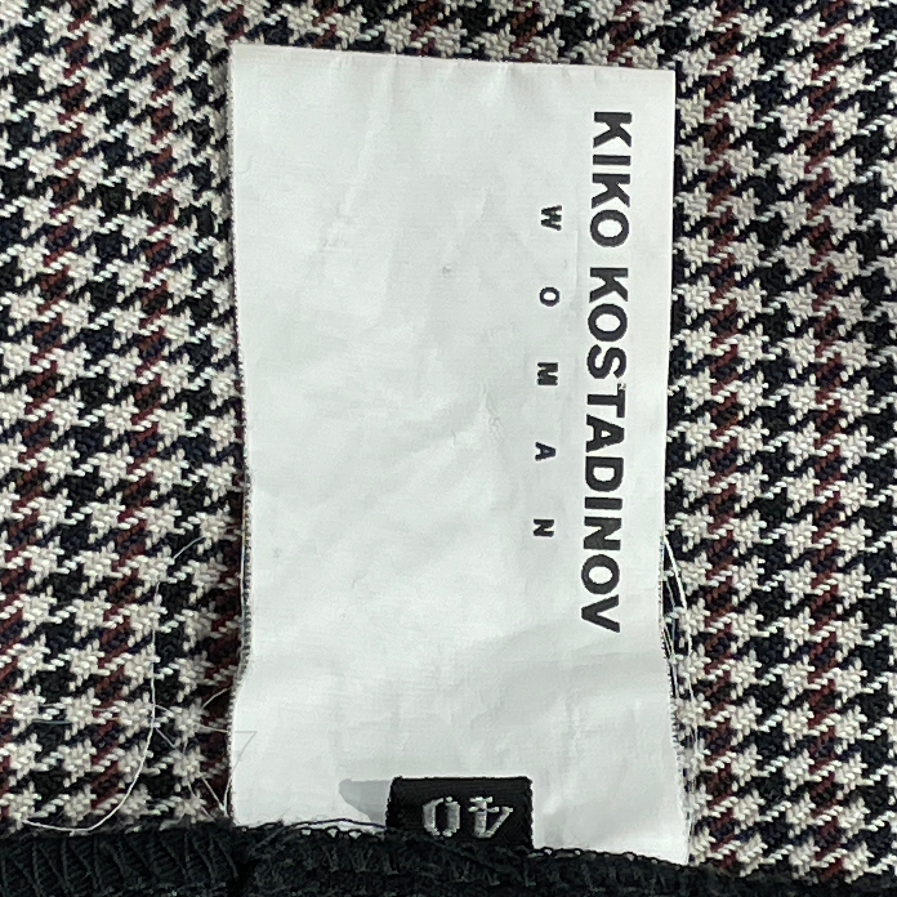 Kiko Kostadinov/Bottoms/40/Graphic/Cotton/BLK/Contrast Panel Trousers view 4