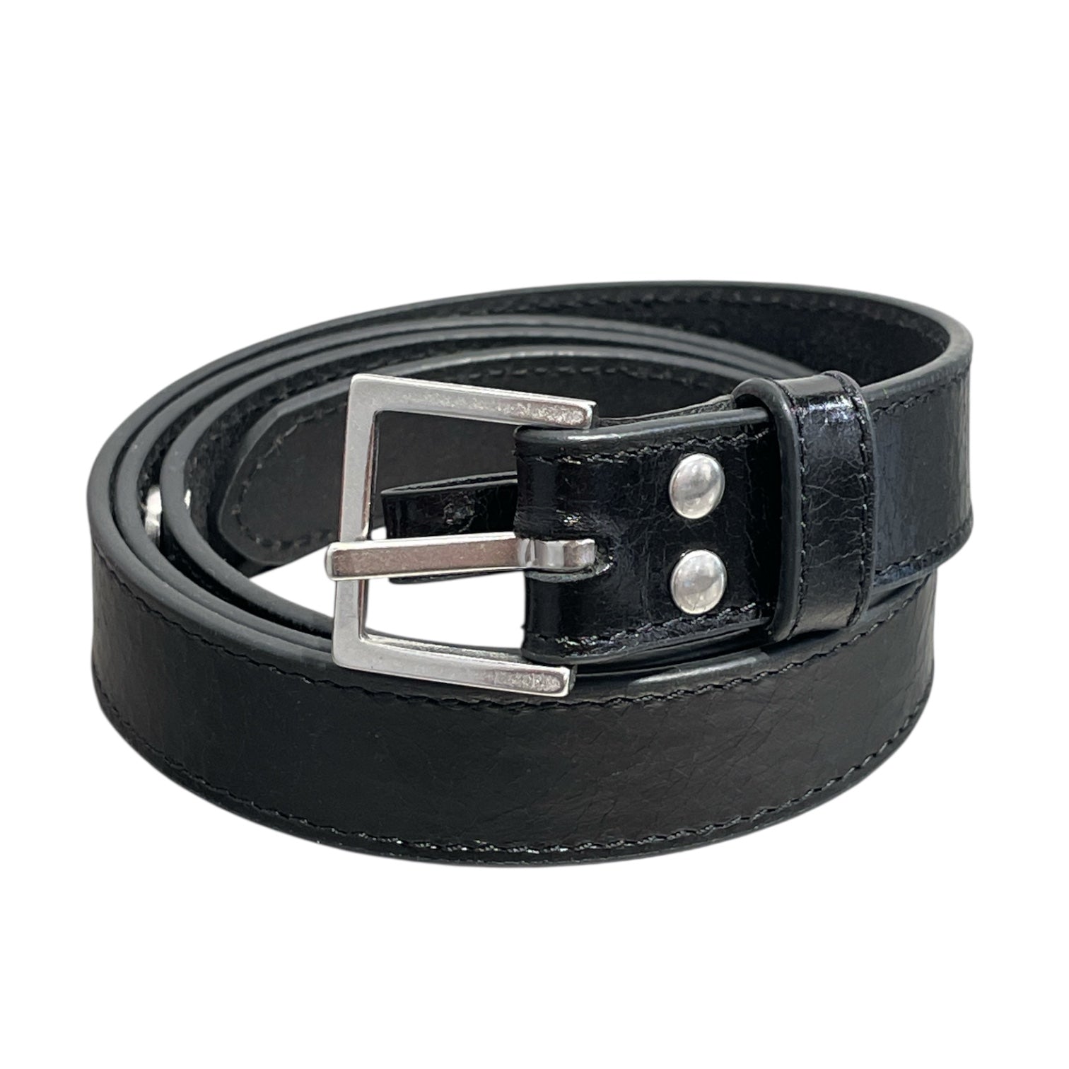 MARTINE ROSE/Leather/BLK/ROSE SEX BELT view 1