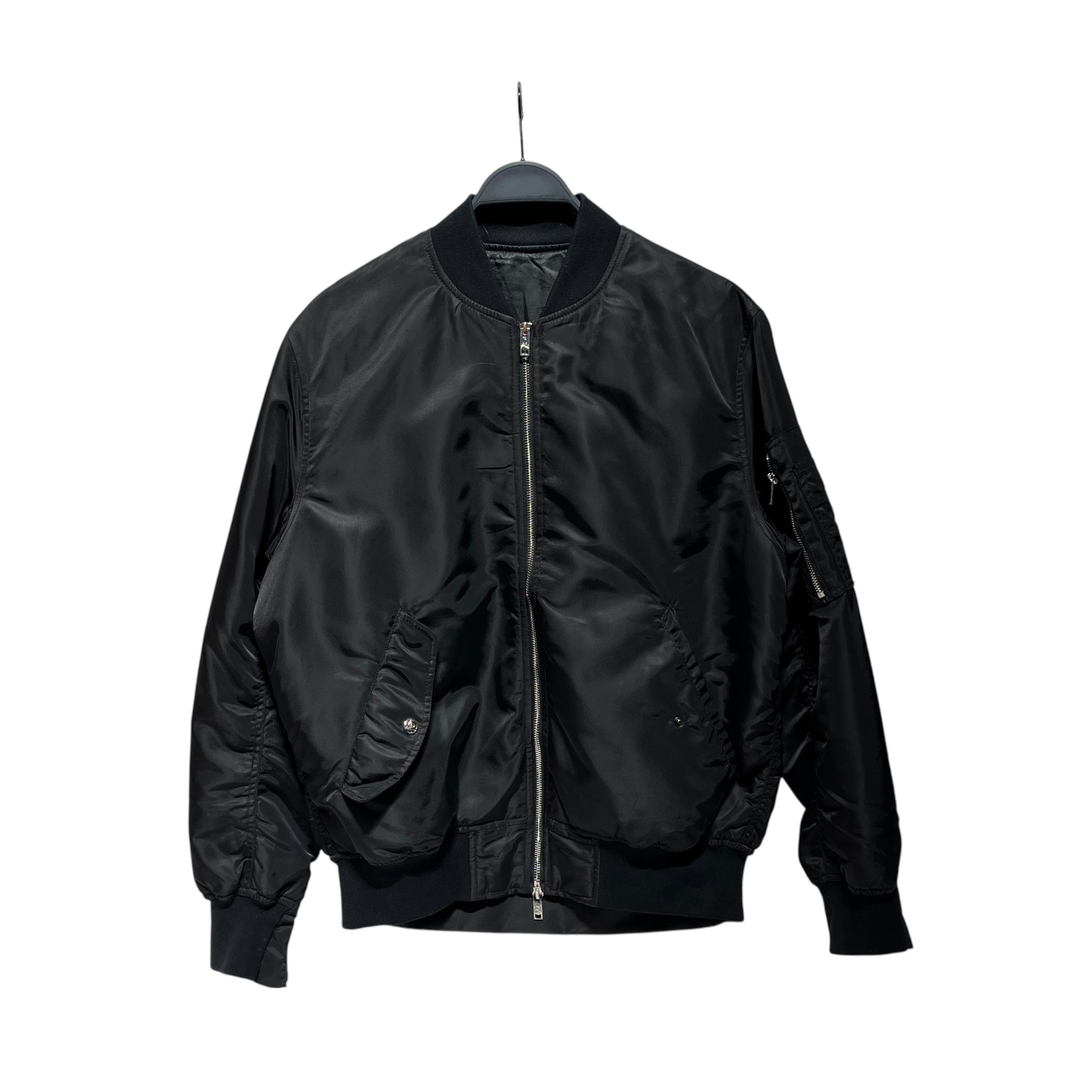 mastermind JAPAN/Flight Jkt/L/Nylon/BLK/SKULL BACK view 1