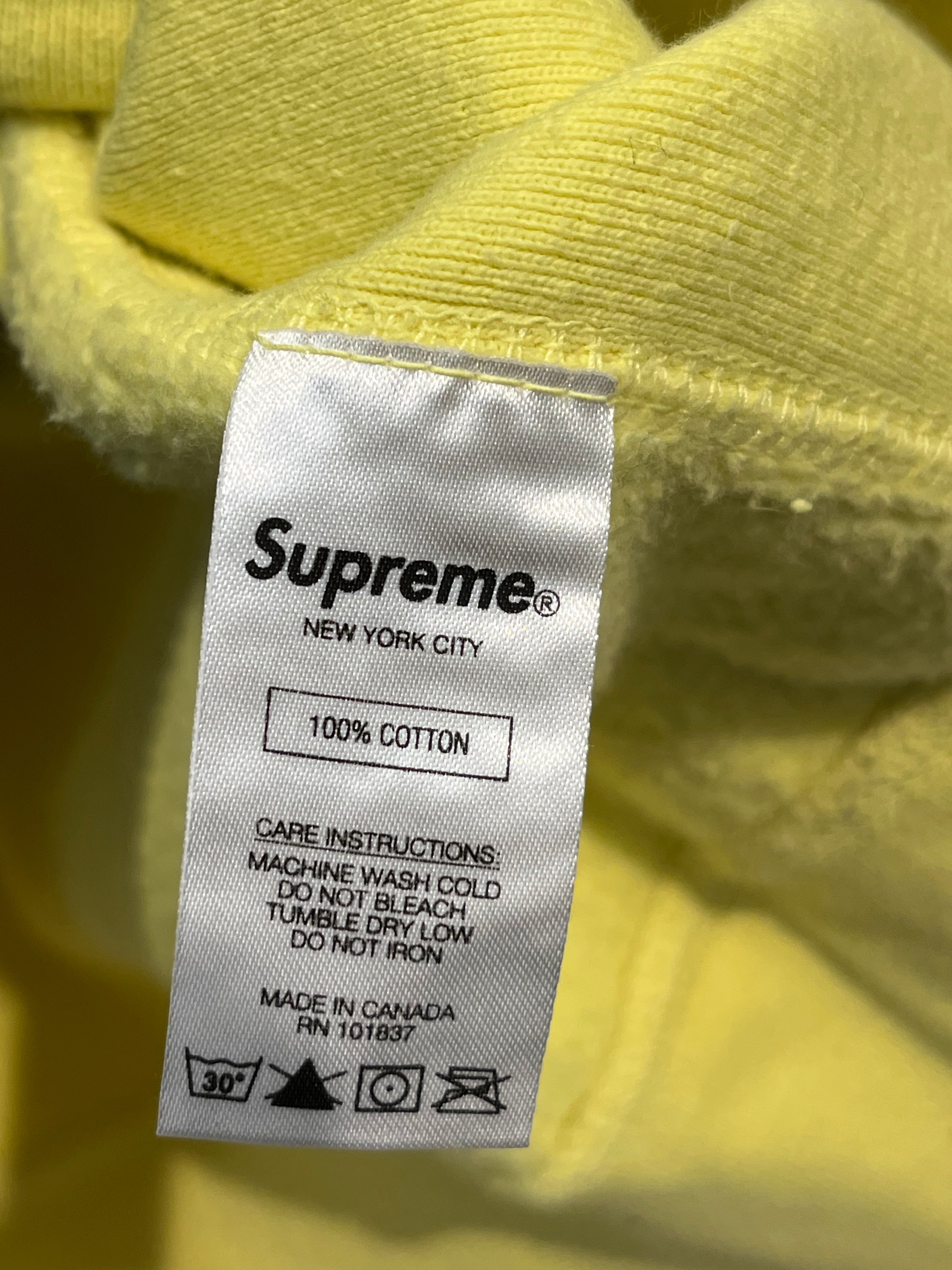 Supreme/Hoodie/S/Cotton/YEL/101837 KAWS BOX LOGO view 4
