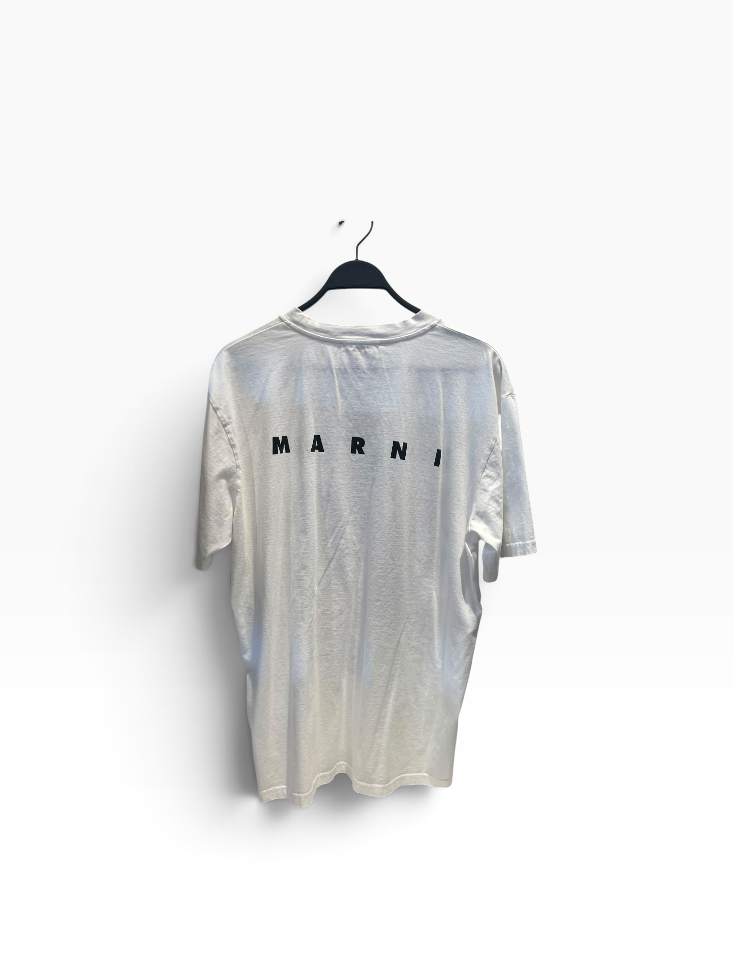 MARNI/T-Shirt/L/Cotton/WHT/Hand-Painted Flower view 2