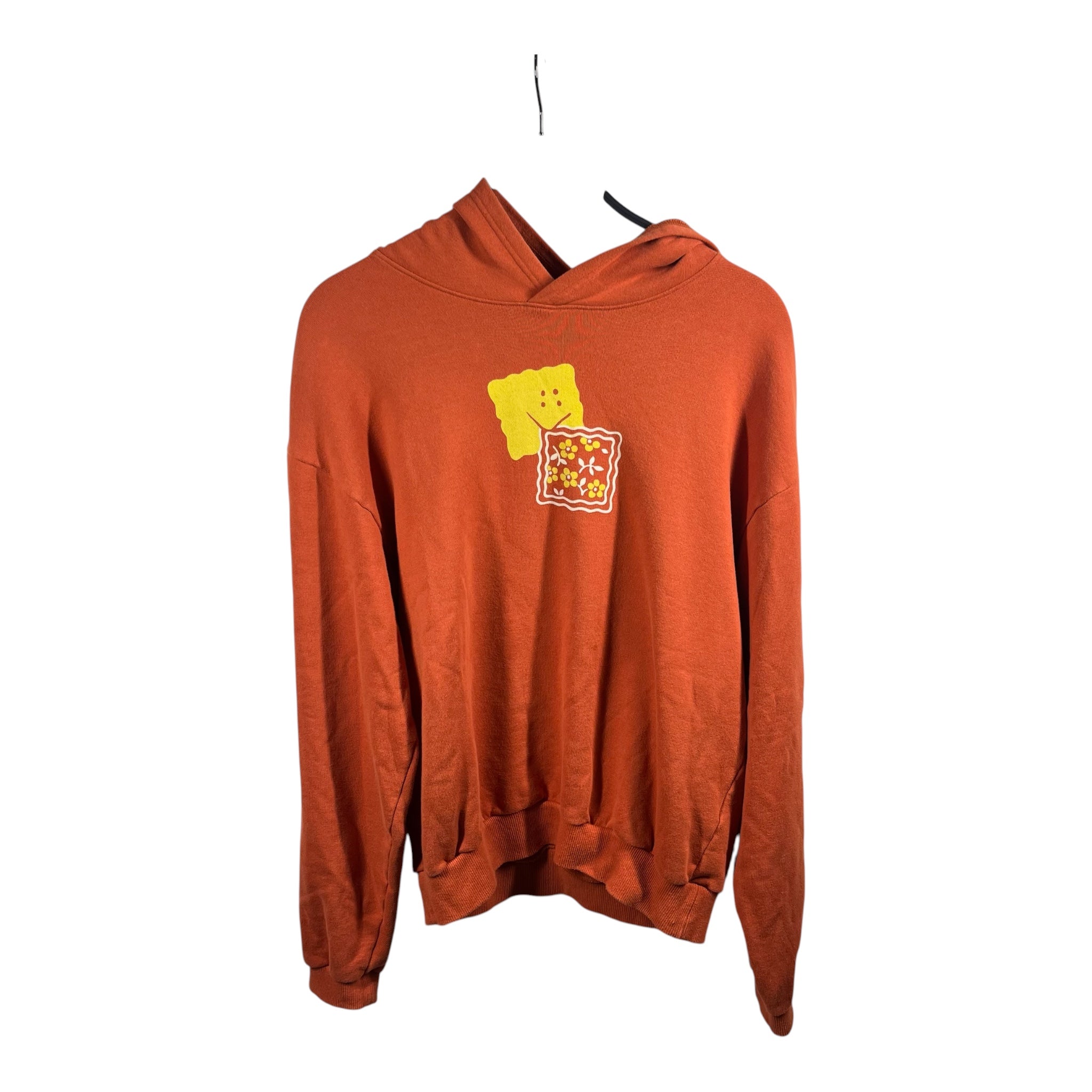 KAPITAL/Hoodie/3/Cotton/ORN/Yellow Graphic view 1