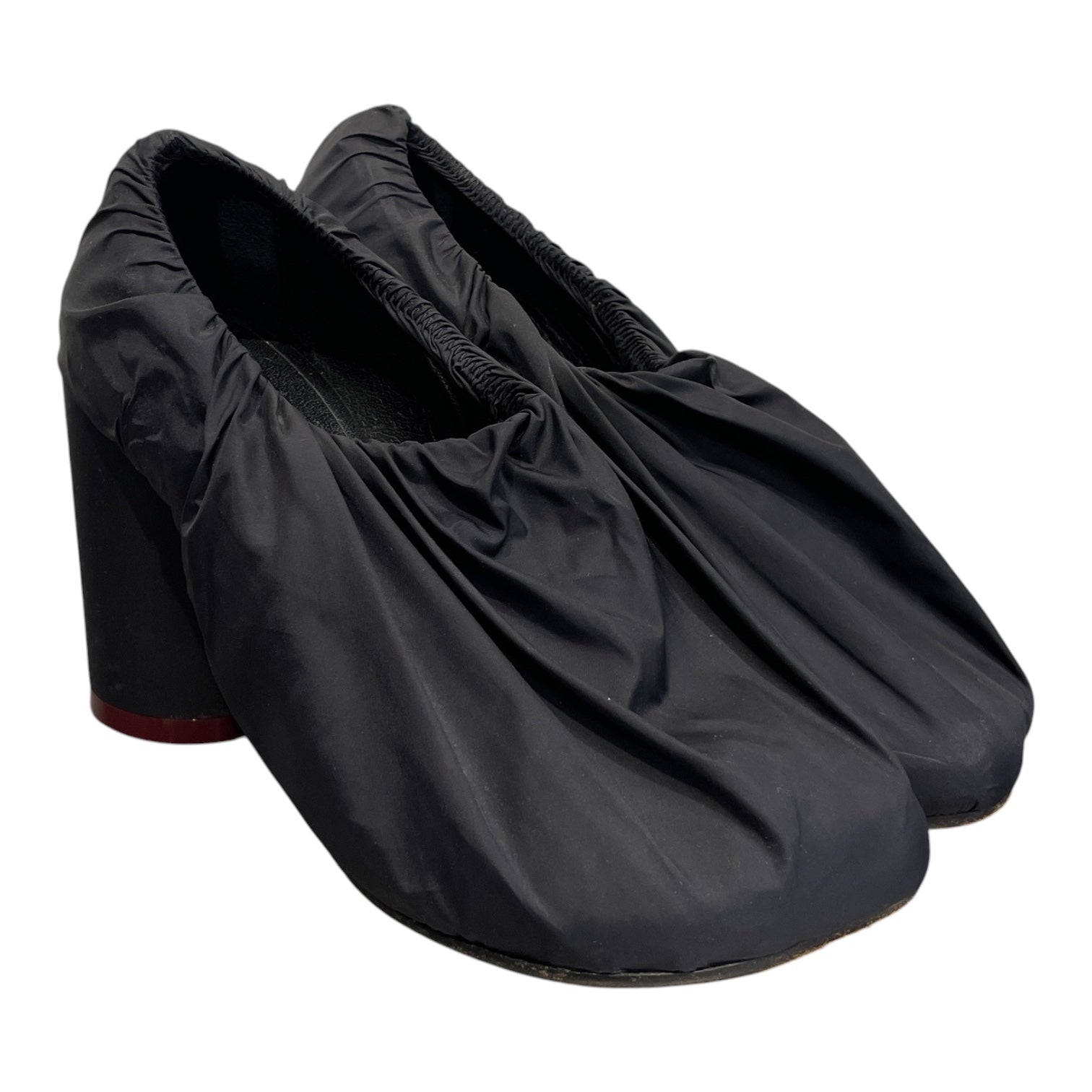 MM6/Heels/EU 39/Cotton/BLK/CLOTH COVERED view 1