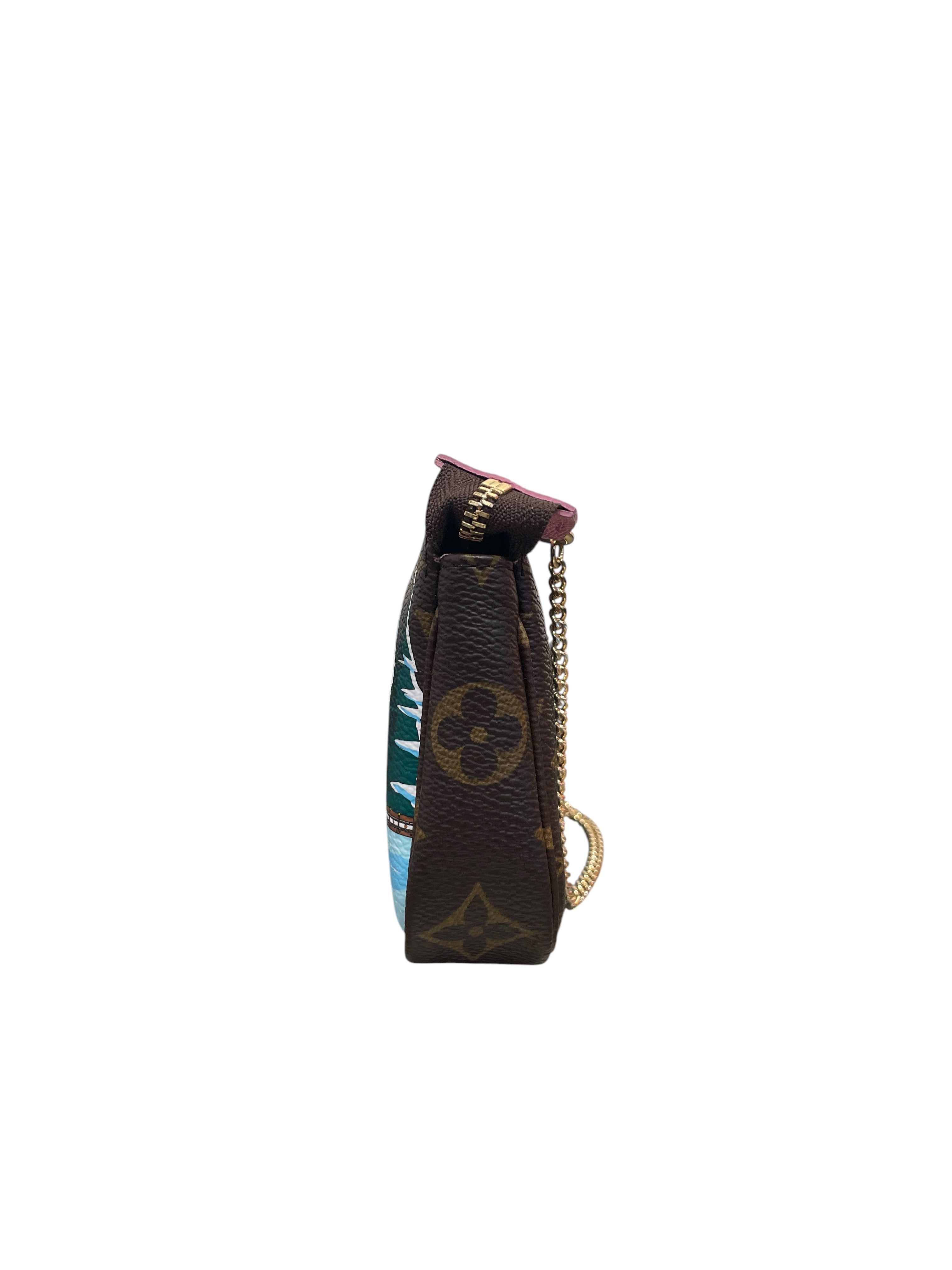 LOUIS VUITTON/Clutch Bag/All Over Print/Leather/BRW/POCHETTE ACCESSOIRES MINI view 3