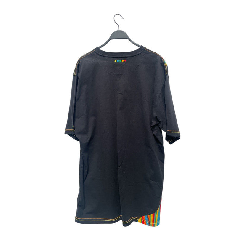 COOGI/T-Shirt/XXL/Cotton/BLK/Graphic/RAINBOW LINE – 2nd STREET USA