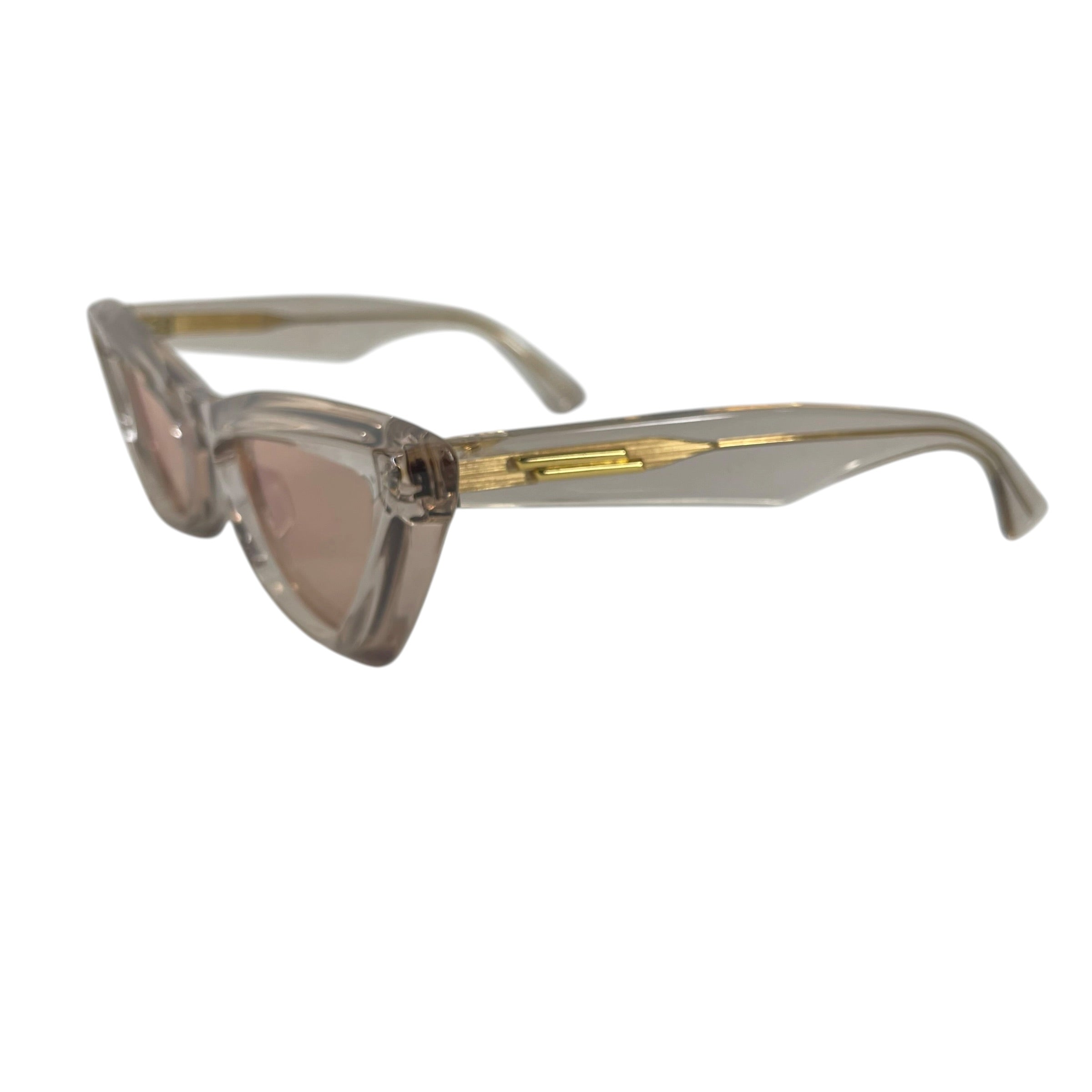 BOTTEGA VENETA/Sunglasses/Plastic/PNK/CLEAR CAT EYE view 2