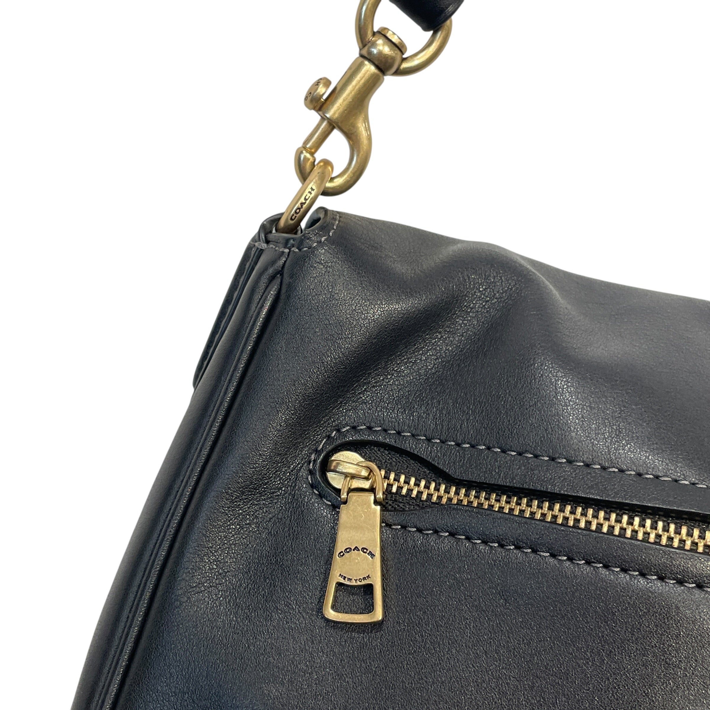 COACH/Hand Bag/Leather/BLK/SOFT TABBY view 6